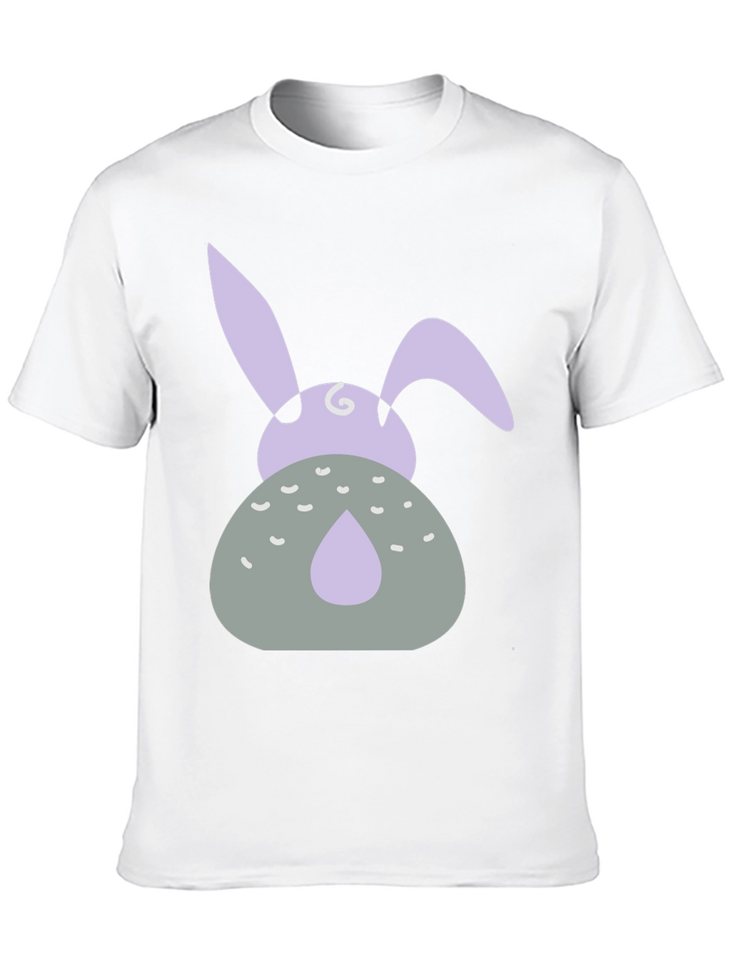 Easter Bunny Graphic Tee - Black