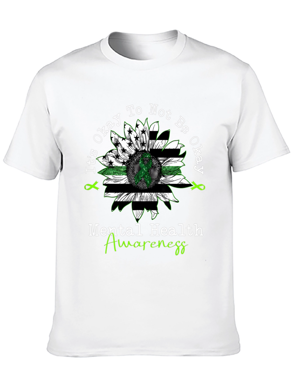 Mental Health Awareness Sunflower T-Shirt