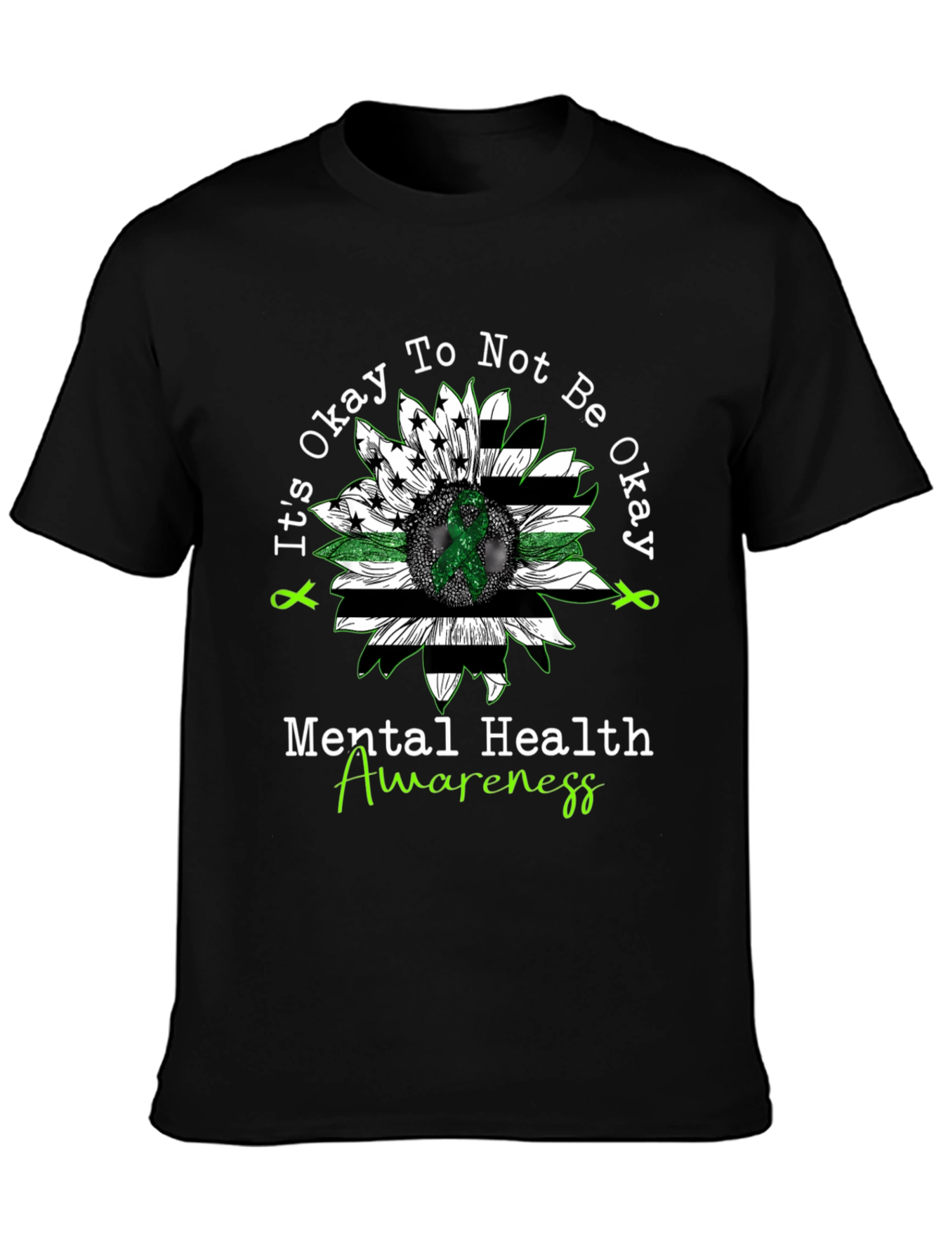 Mental Health Awareness Sunflower T-Shirt