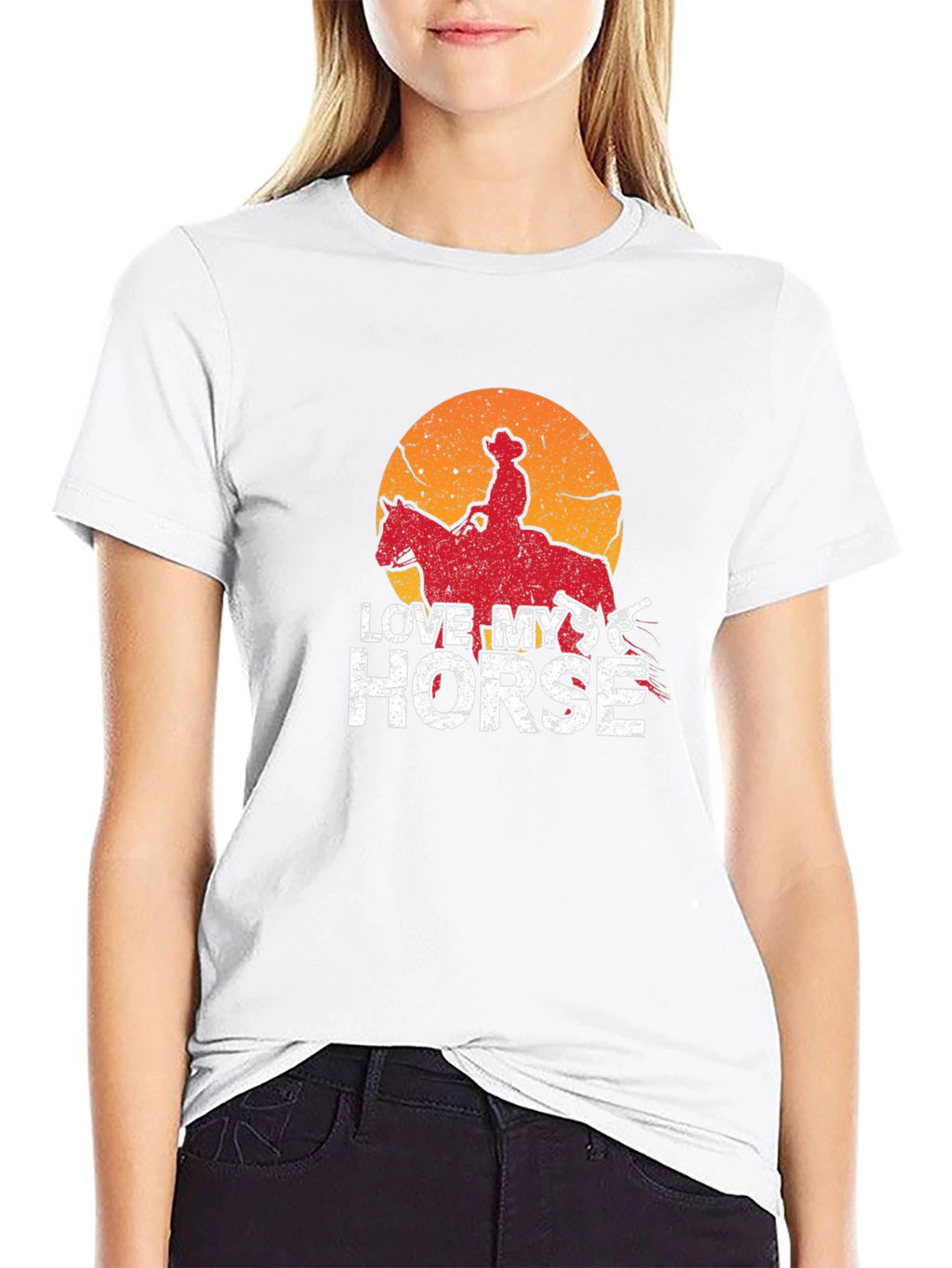 Love My Horse Cowboy Graphic T-Shirt