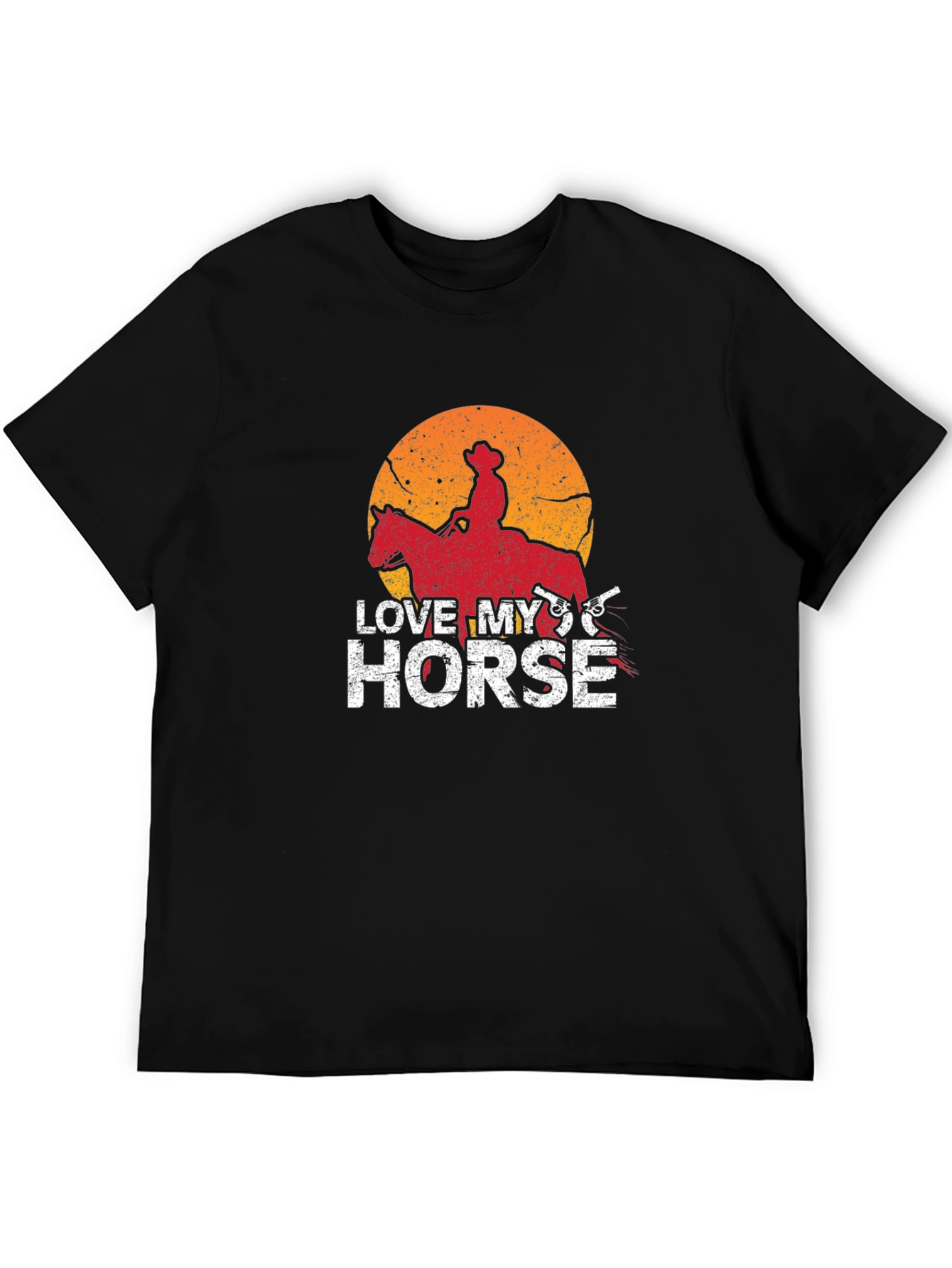 Love My Horse Cowboy Graphic T-Shirt