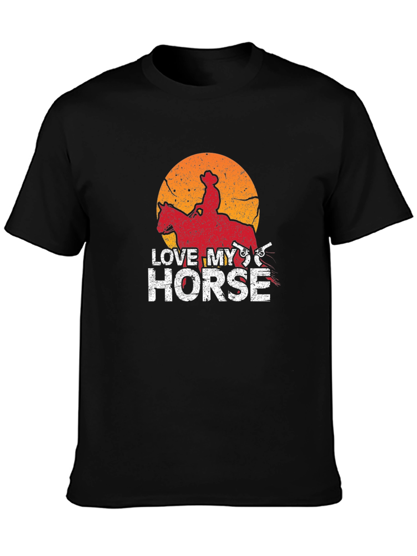 Love My Horse Cowboy Graphic T-Shirt