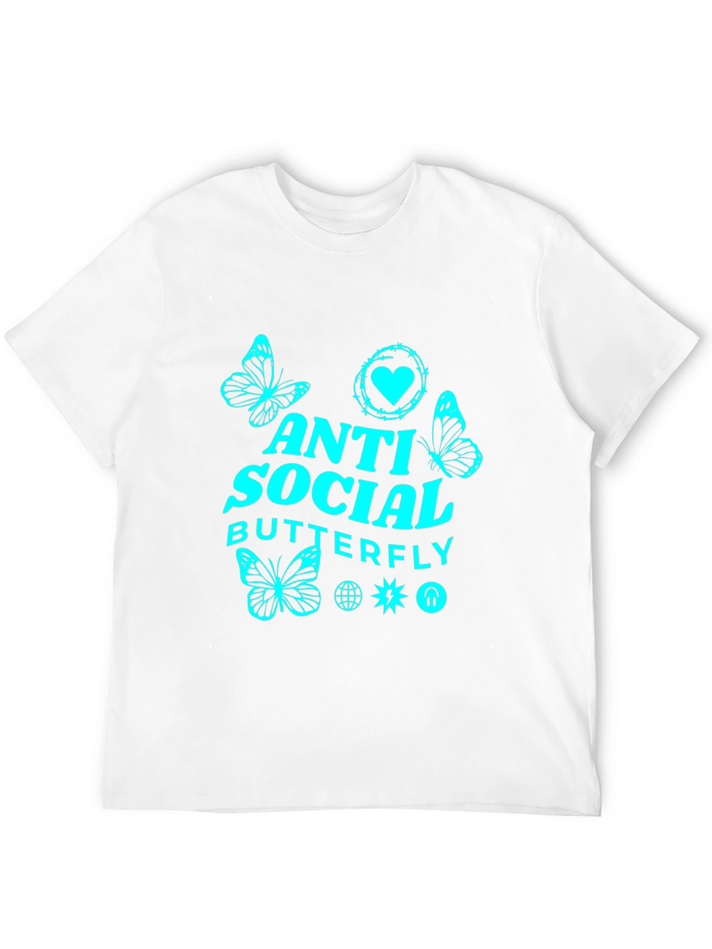 Anti-Social Butterfly Graphic Tee