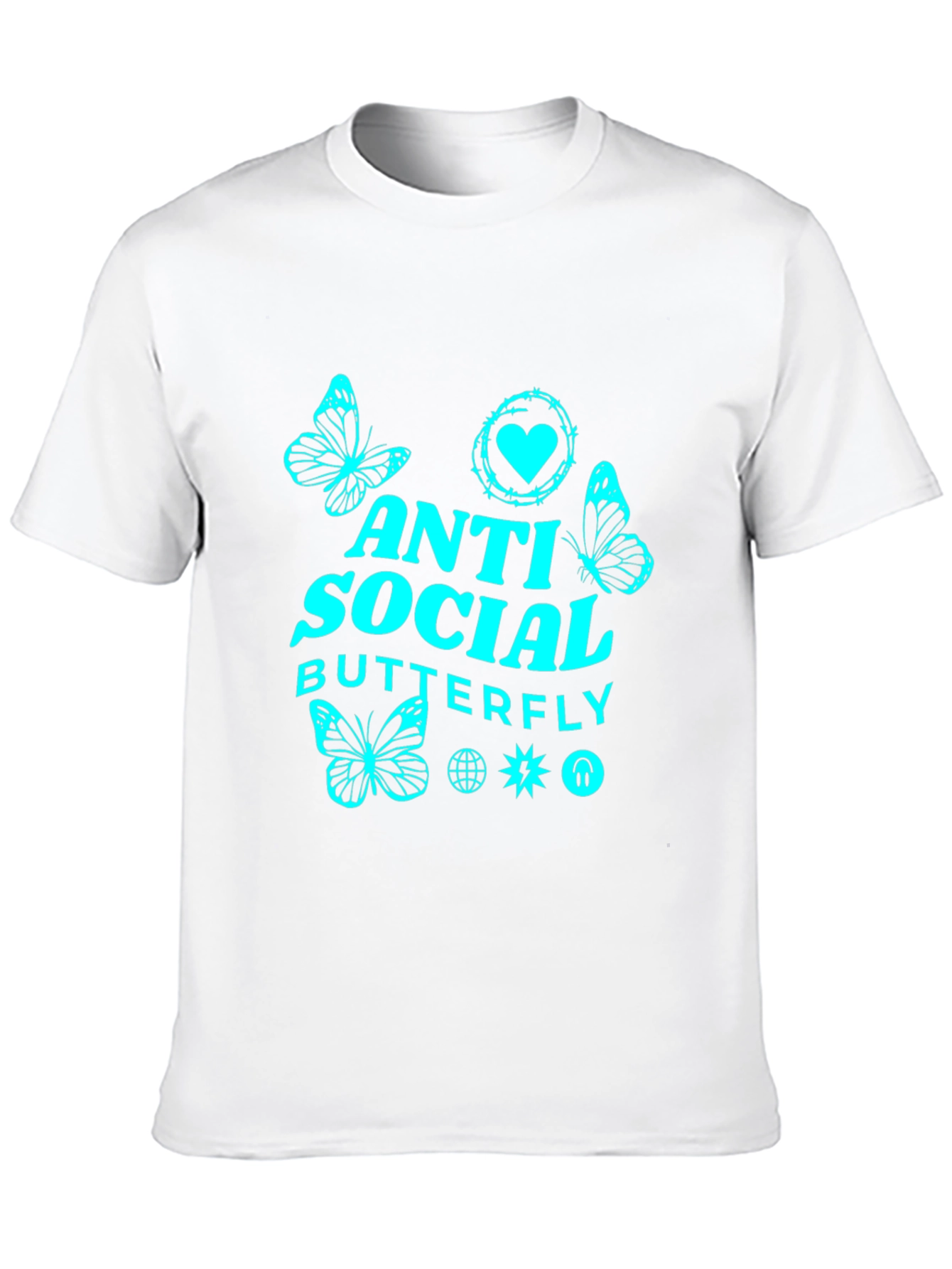Anti-Social Butterfly Graphic Tee