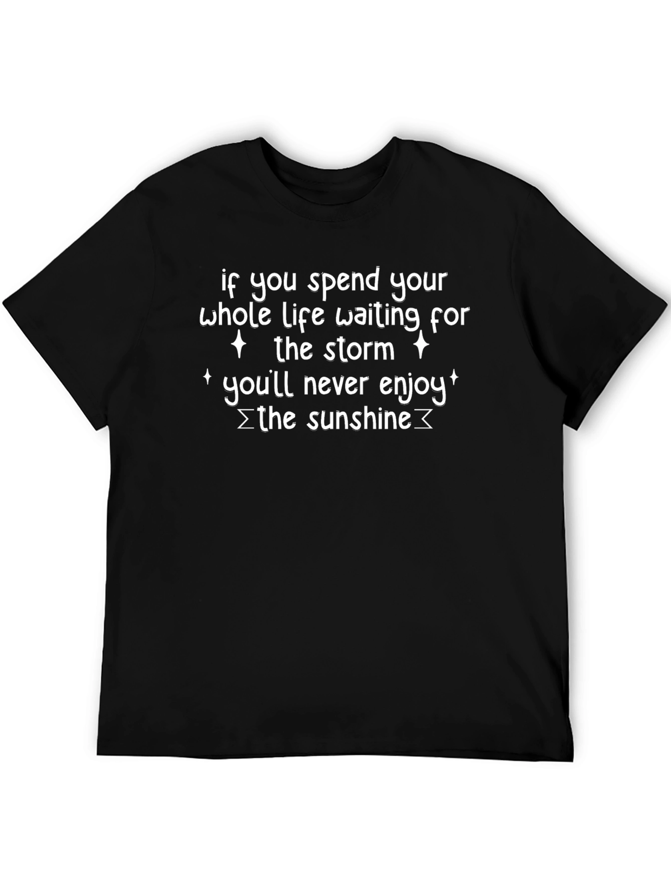 Inspirational Quote Graphic T-Shirt - Enjoy the Sunshine