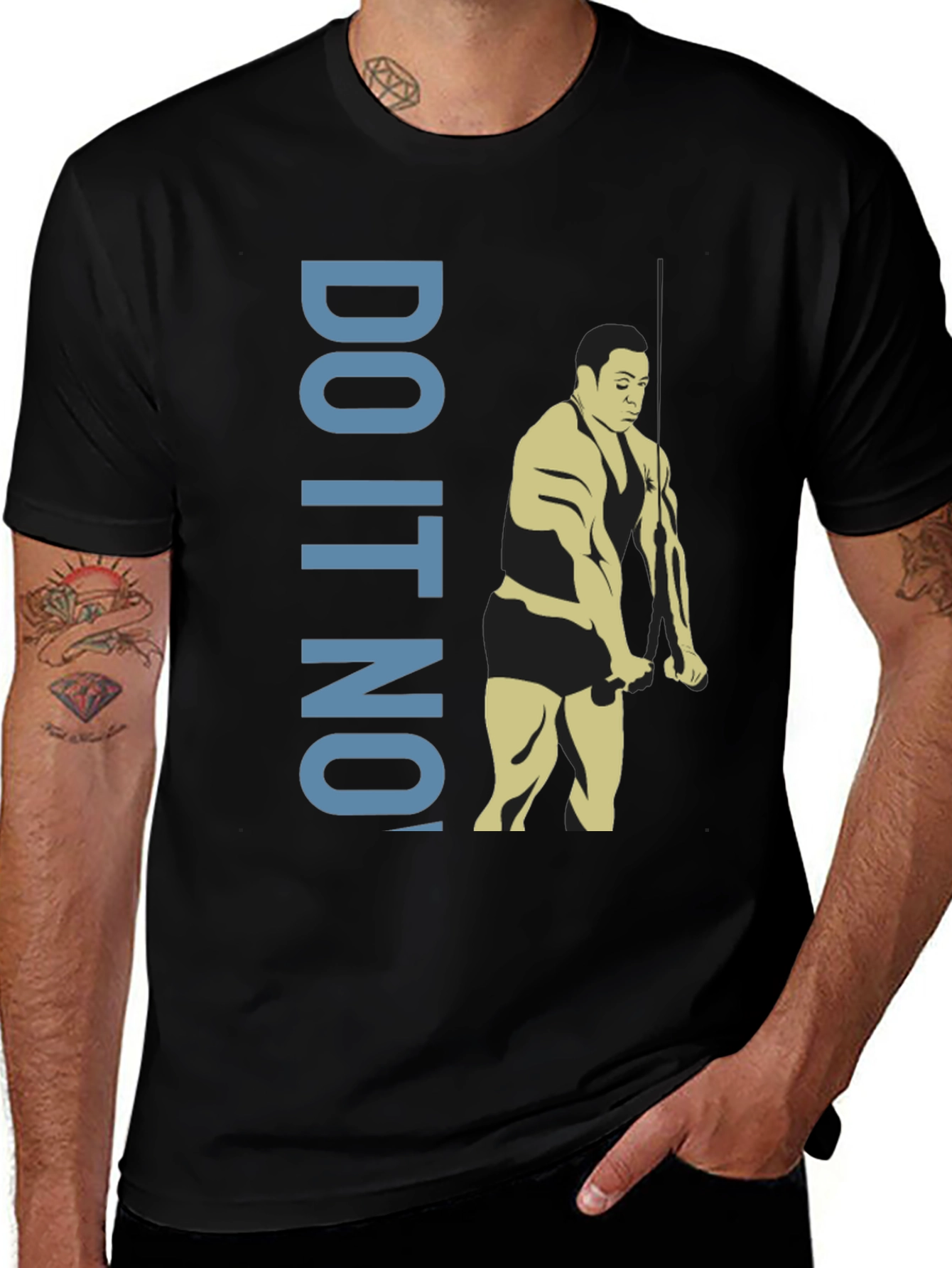 Do It Now Graphic Tee - Motivation Gym Shirt