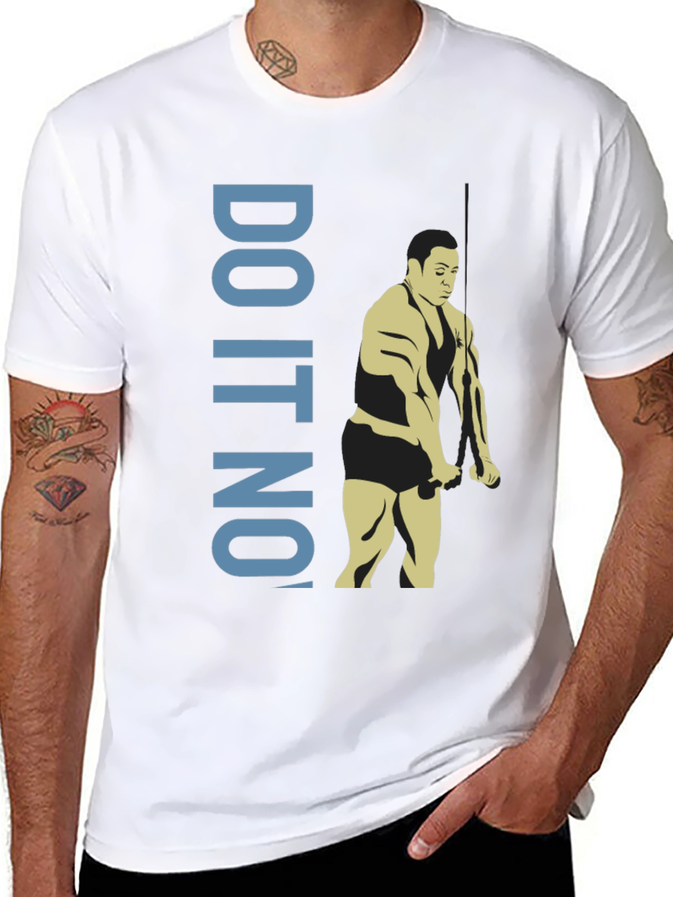 Do It Now Graphic Tee - Motivation Gym Shirt