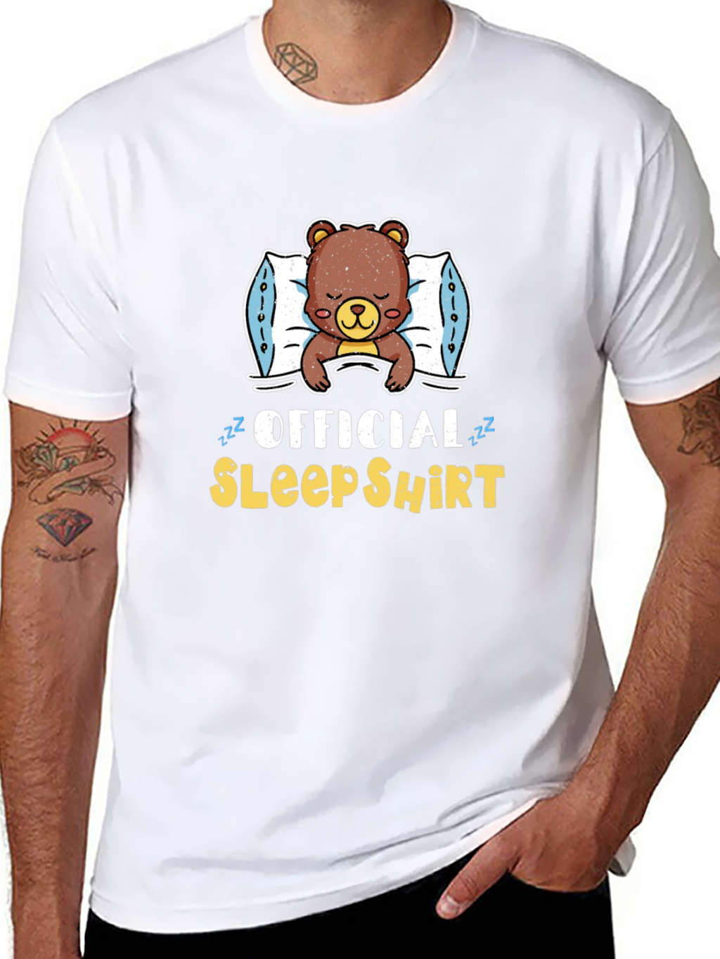 Official Sleep Shirt - Cute Bear Pajama Top