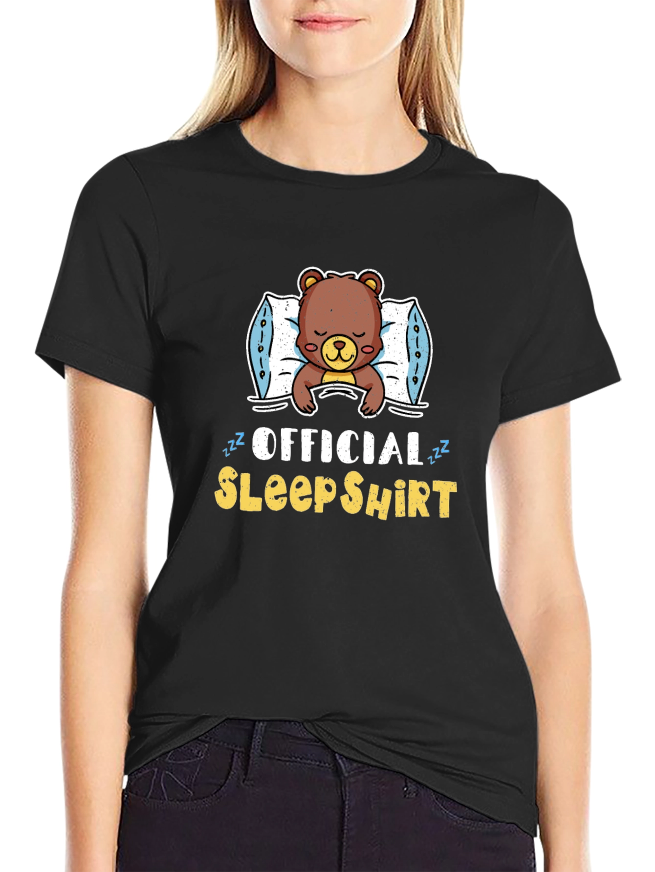 Official Sleep Shirt - Cute Bear Pajama Top