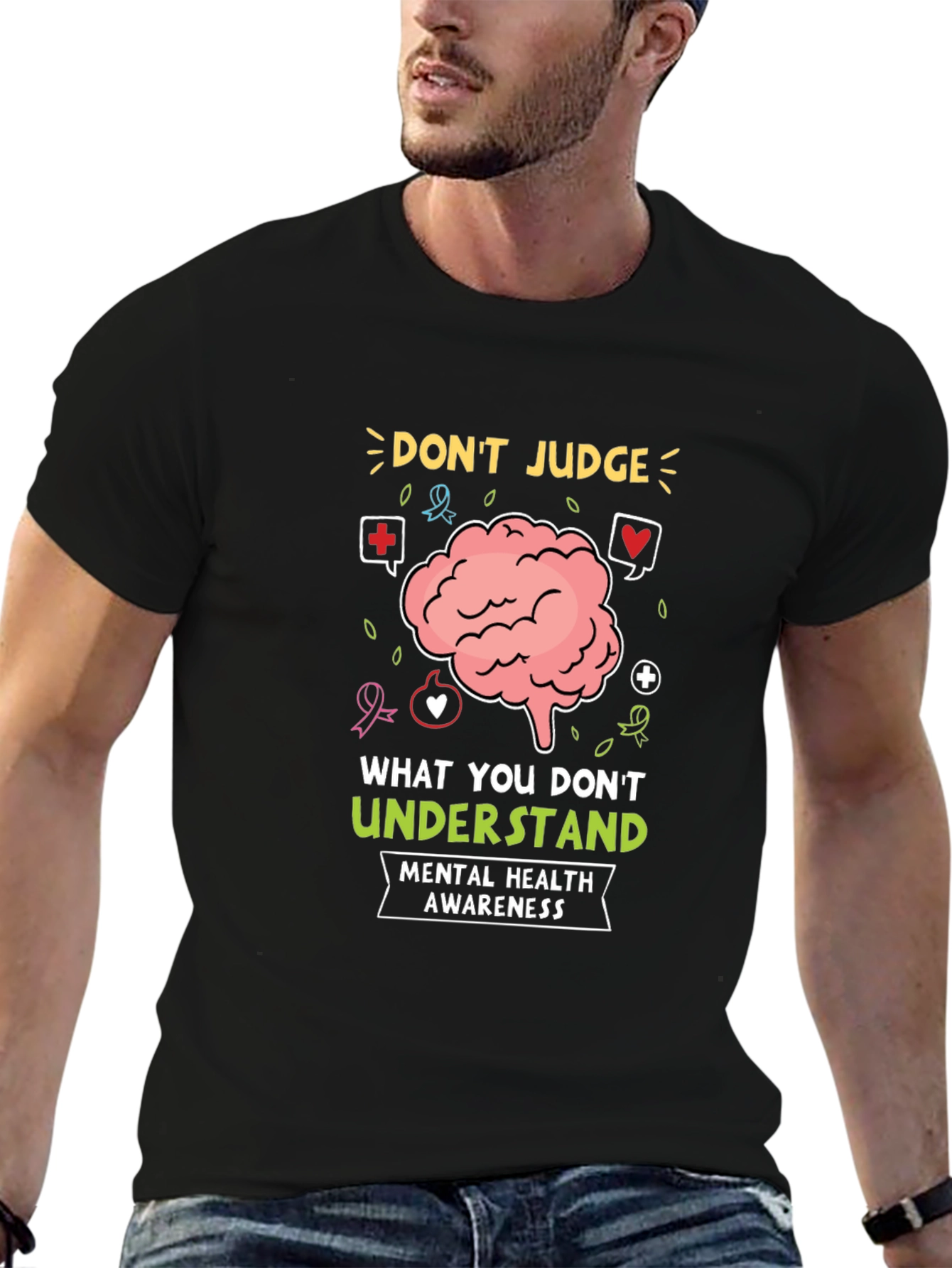 Mental Health Awareness Graphic T-Shirt
