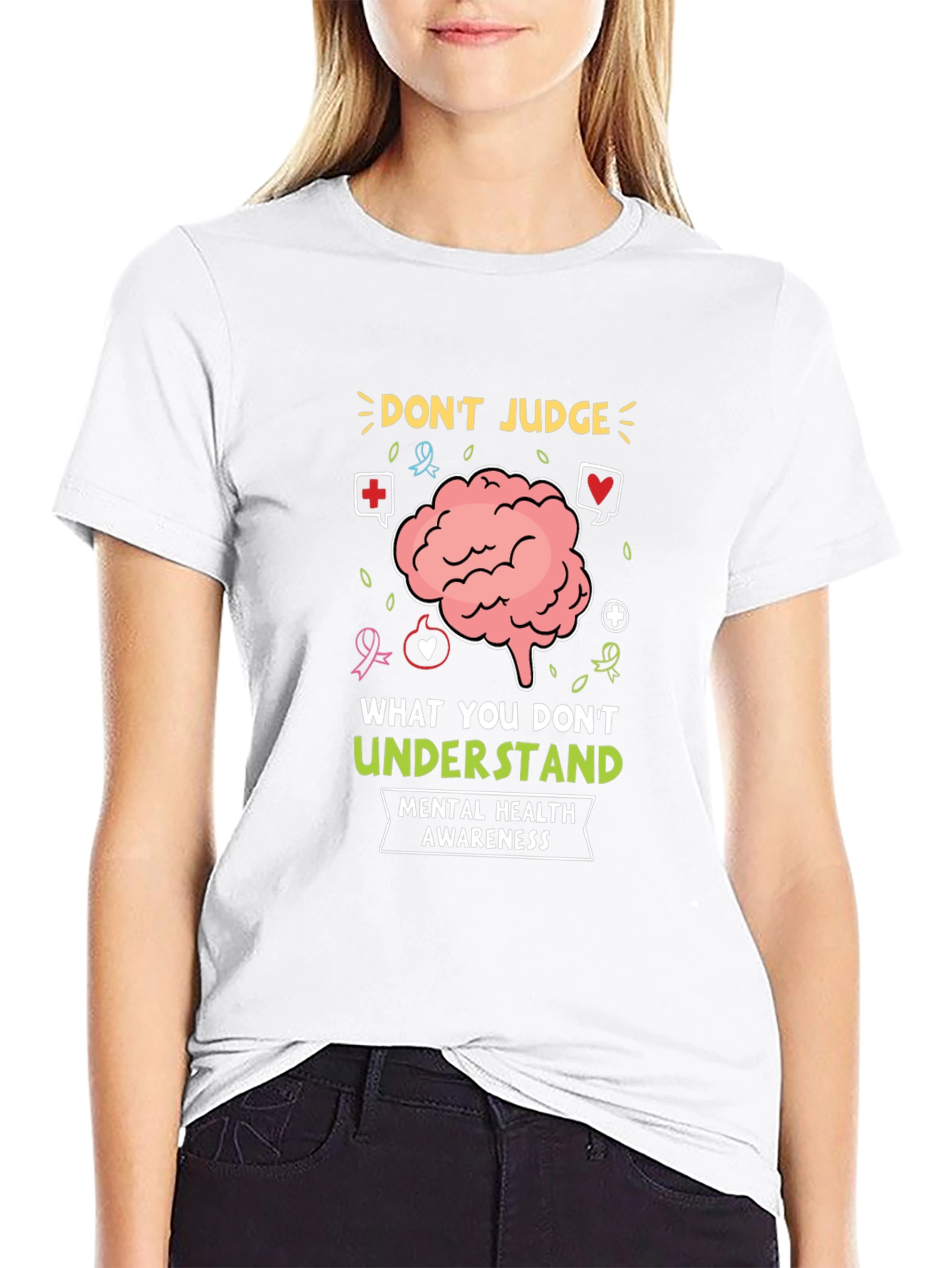 Mental Health Awareness Graphic T-Shirt