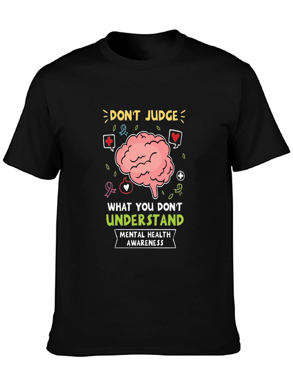 Mental Health Awareness Graphic T-Shirt