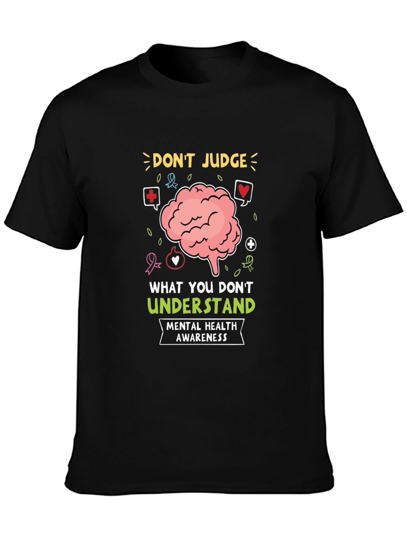 Mental Health Awareness Graphic T-Shirt