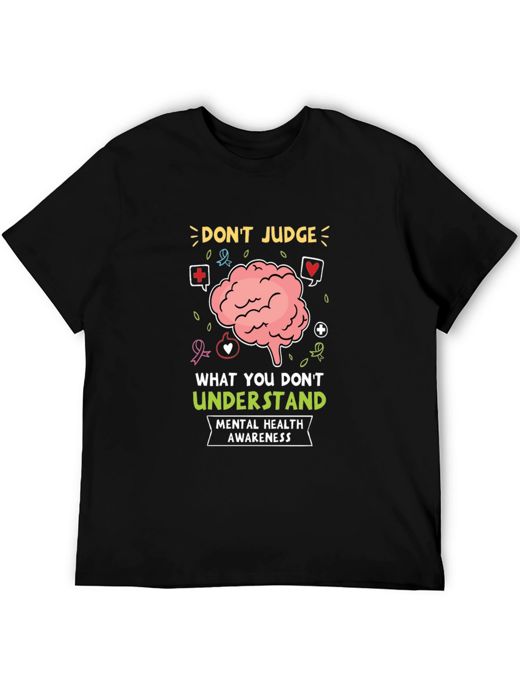 Mental Health Awareness Graphic T-Shirt
