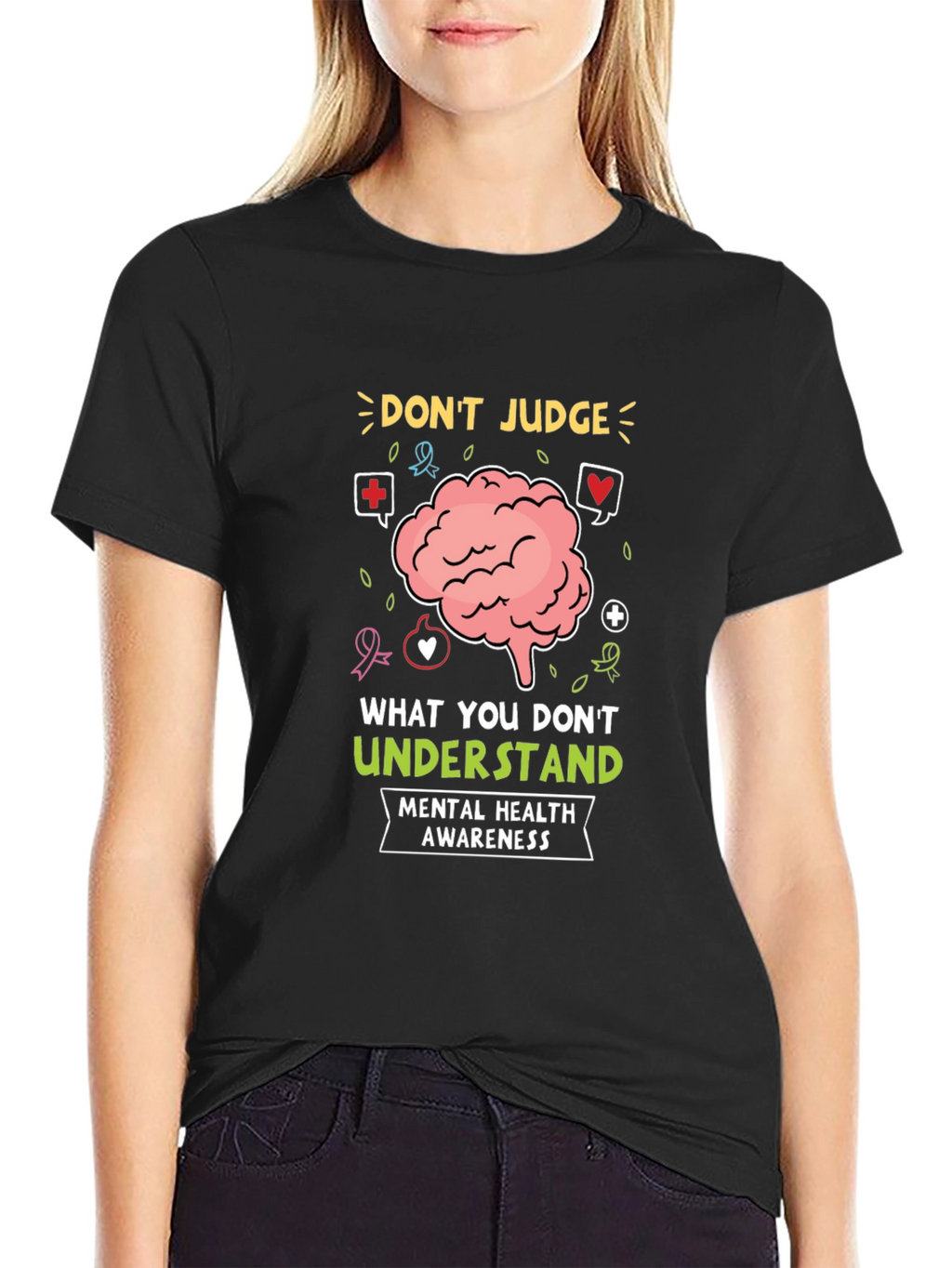 Mental Health Awareness Graphic T-Shirt
