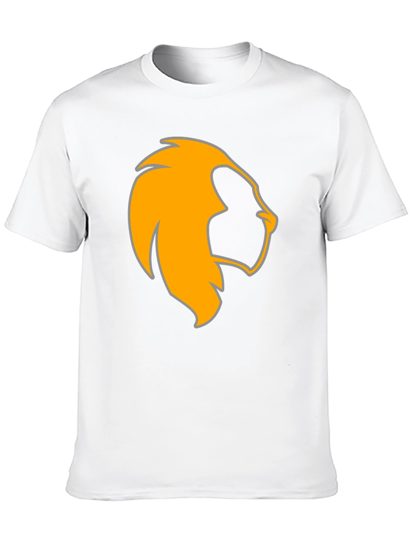 Lion Head Graphic Black Tee - Bold & Stylish