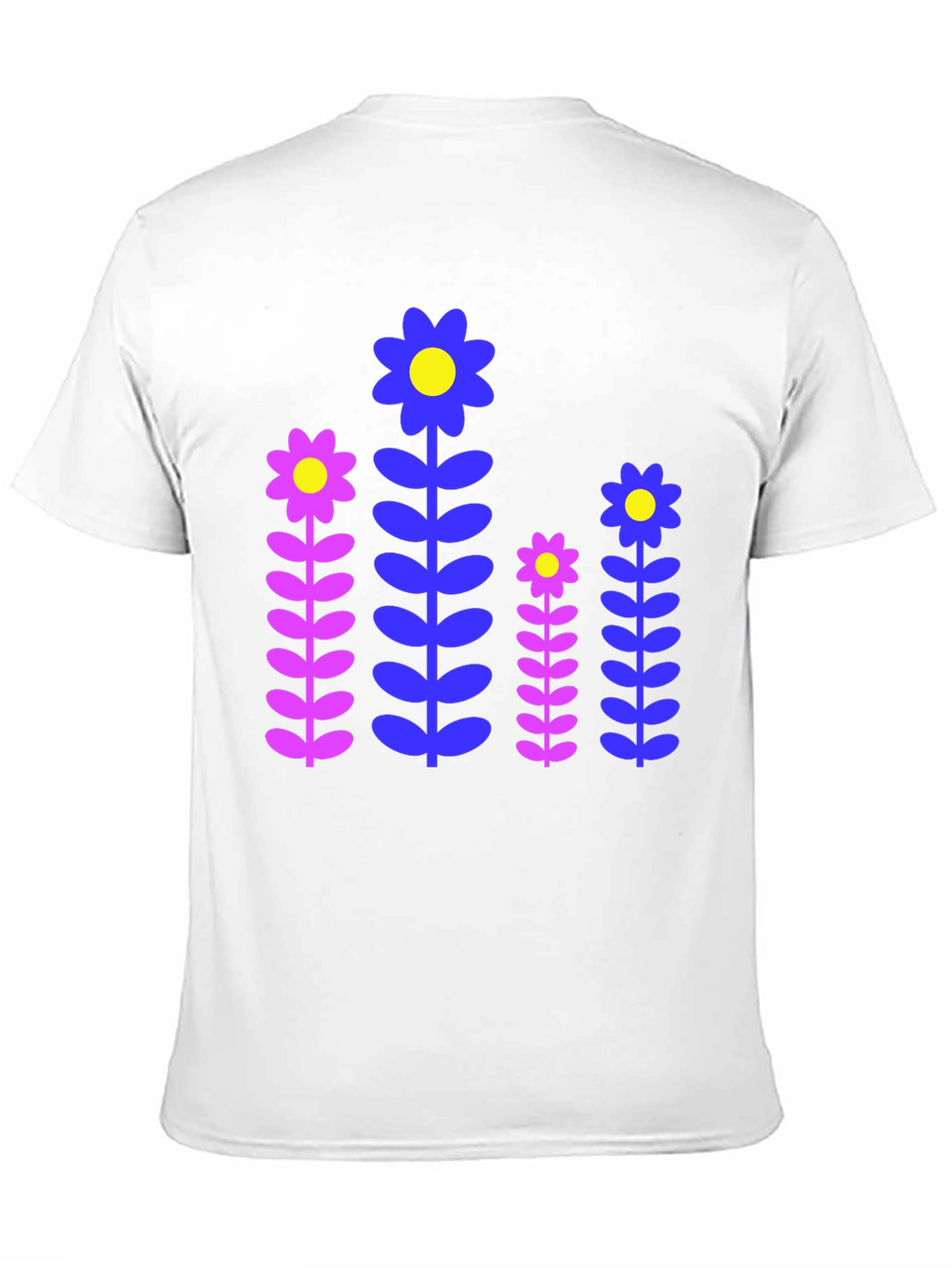 Retro Flower Print T-Shirt