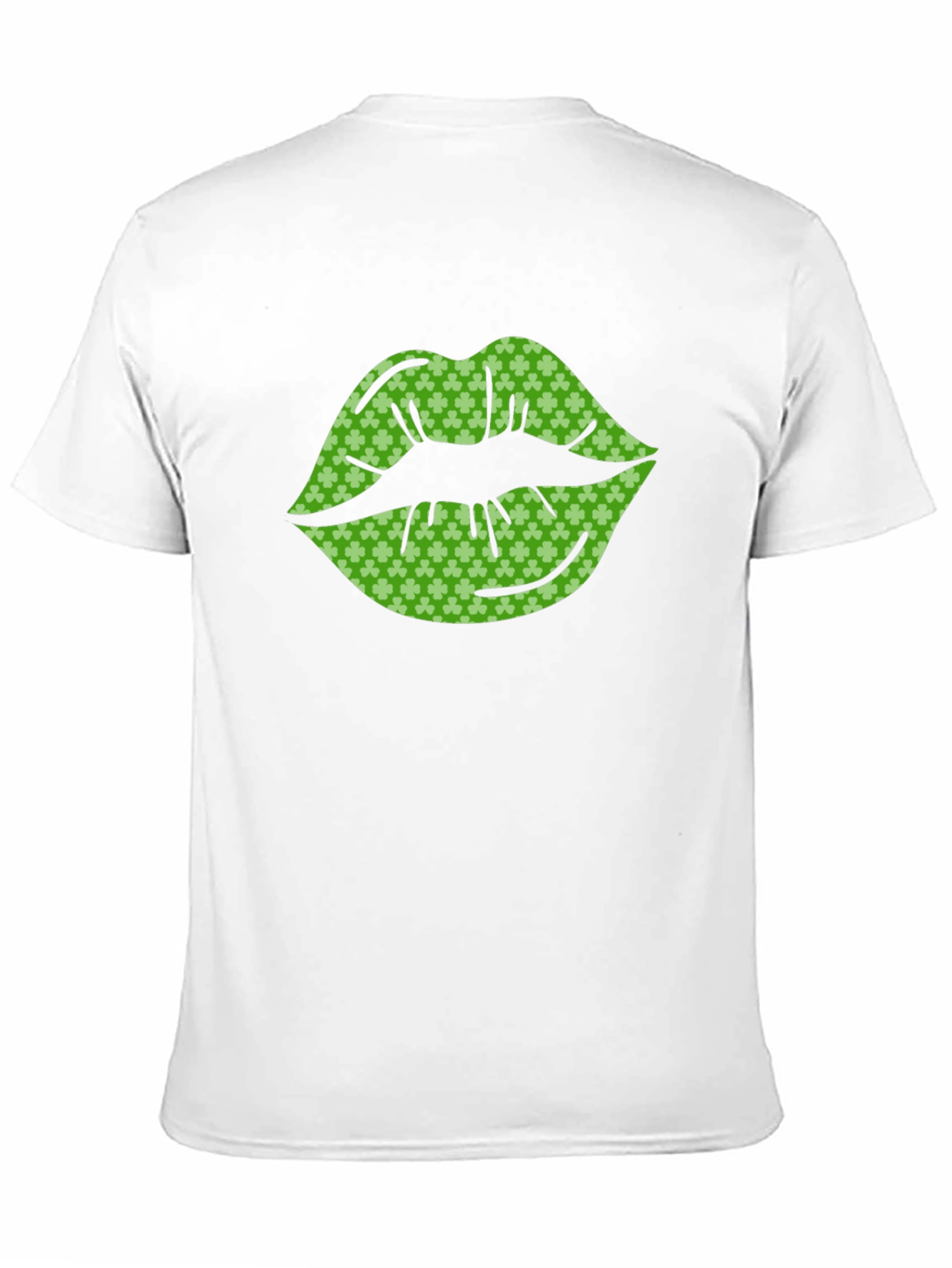 St. Patricks Day Shamrock Lips Graphic Tee