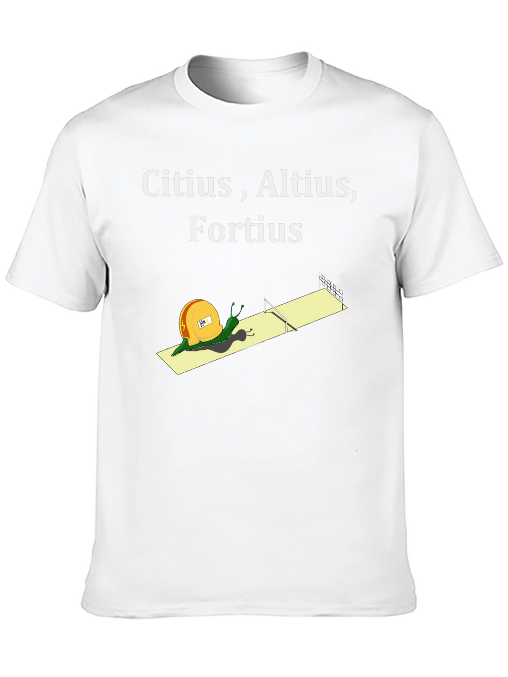 Citius Altius Fortius Snail T-Shirt