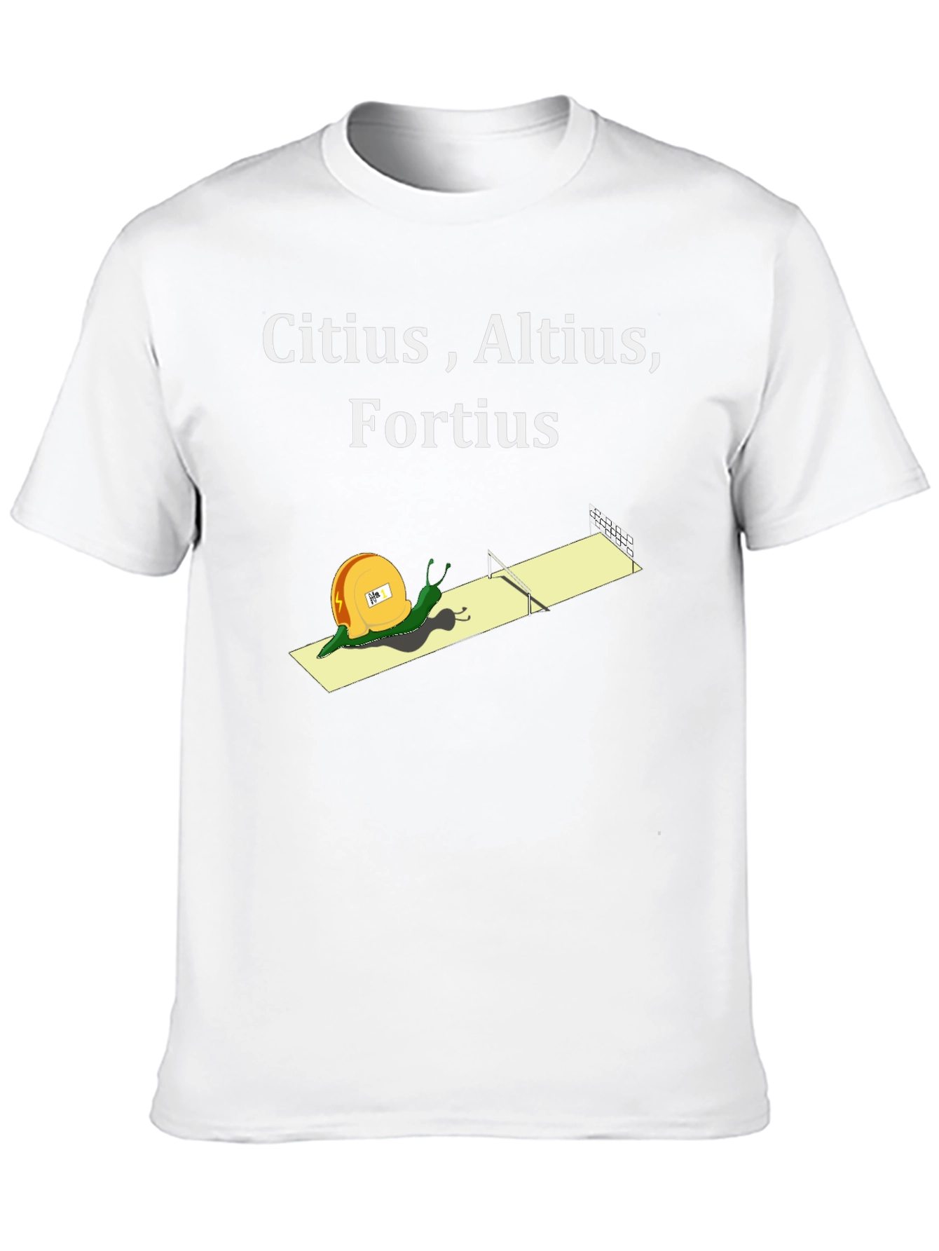 Citius Altius Fortius Snail T-Shirt