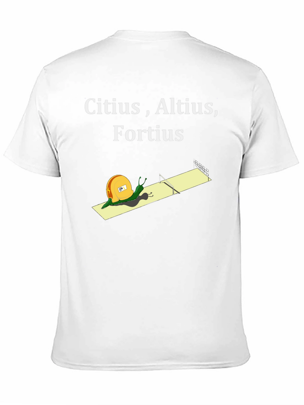 Citius Altius Fortius Snail T-Shirt