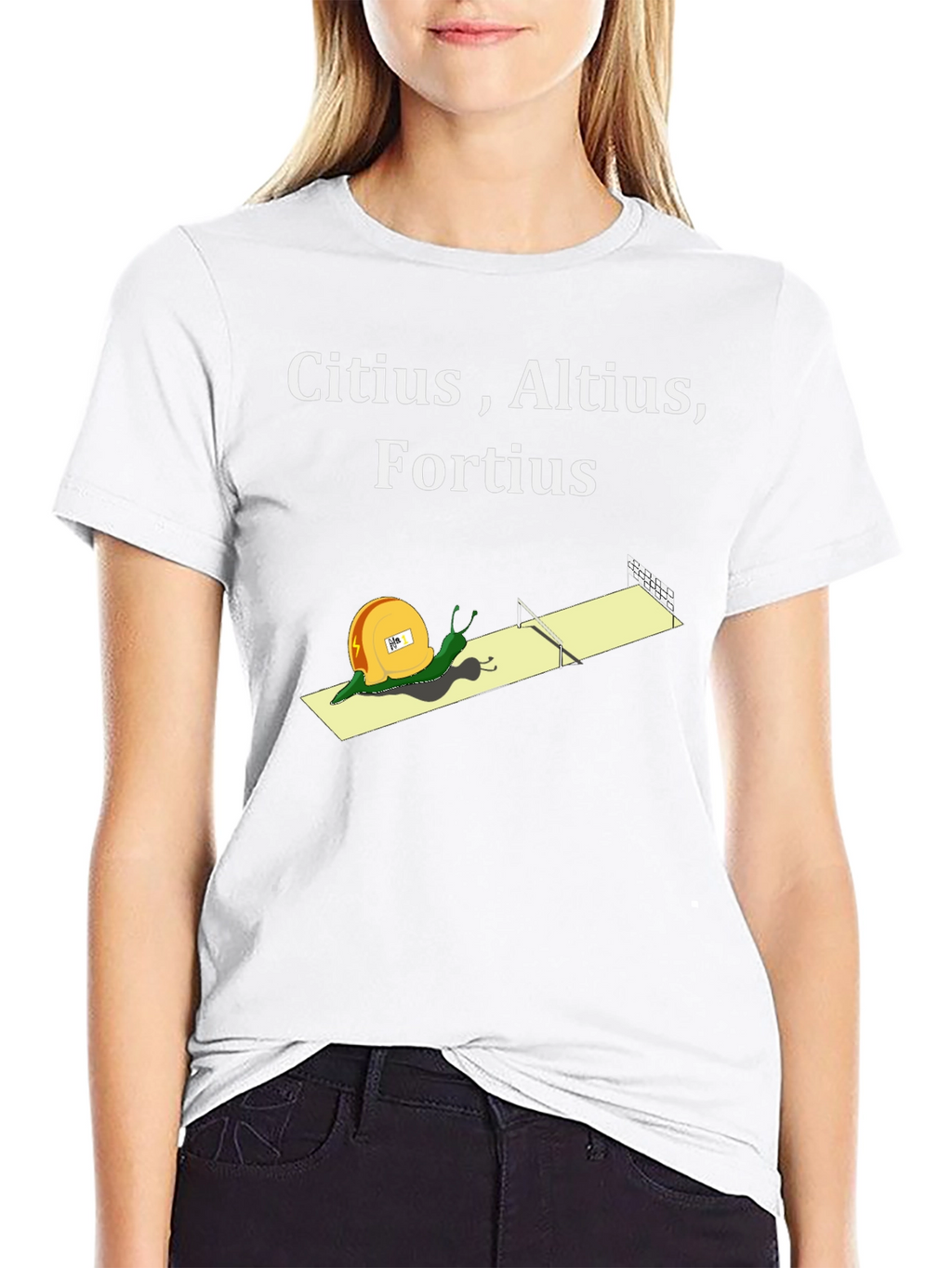 Citius Altius Fortius Snail T-Shirt