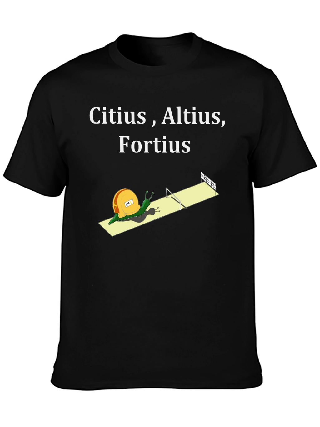 Citius Altius Fortius Snail T-Shirt