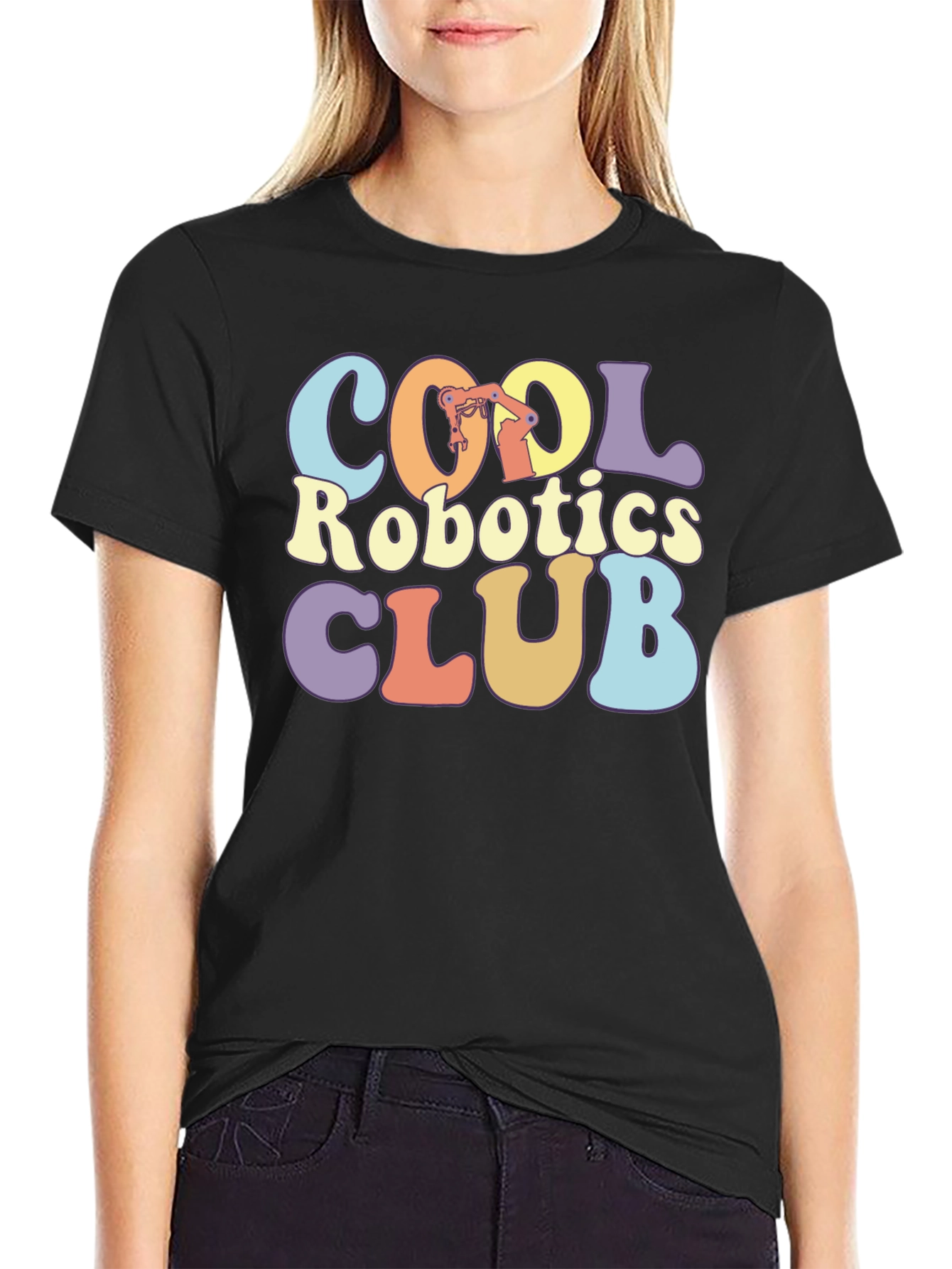 Cool Robotics Club Graphic T-Shirt