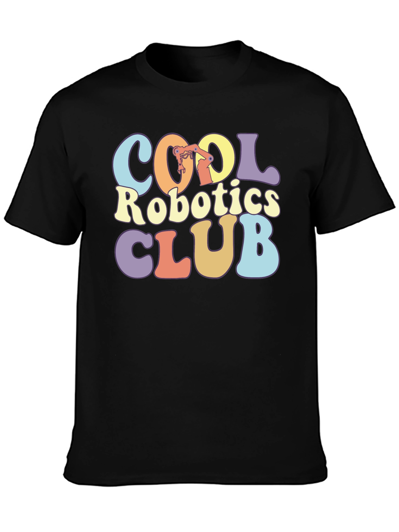 Cool Robotics Club Graphic T-Shirt