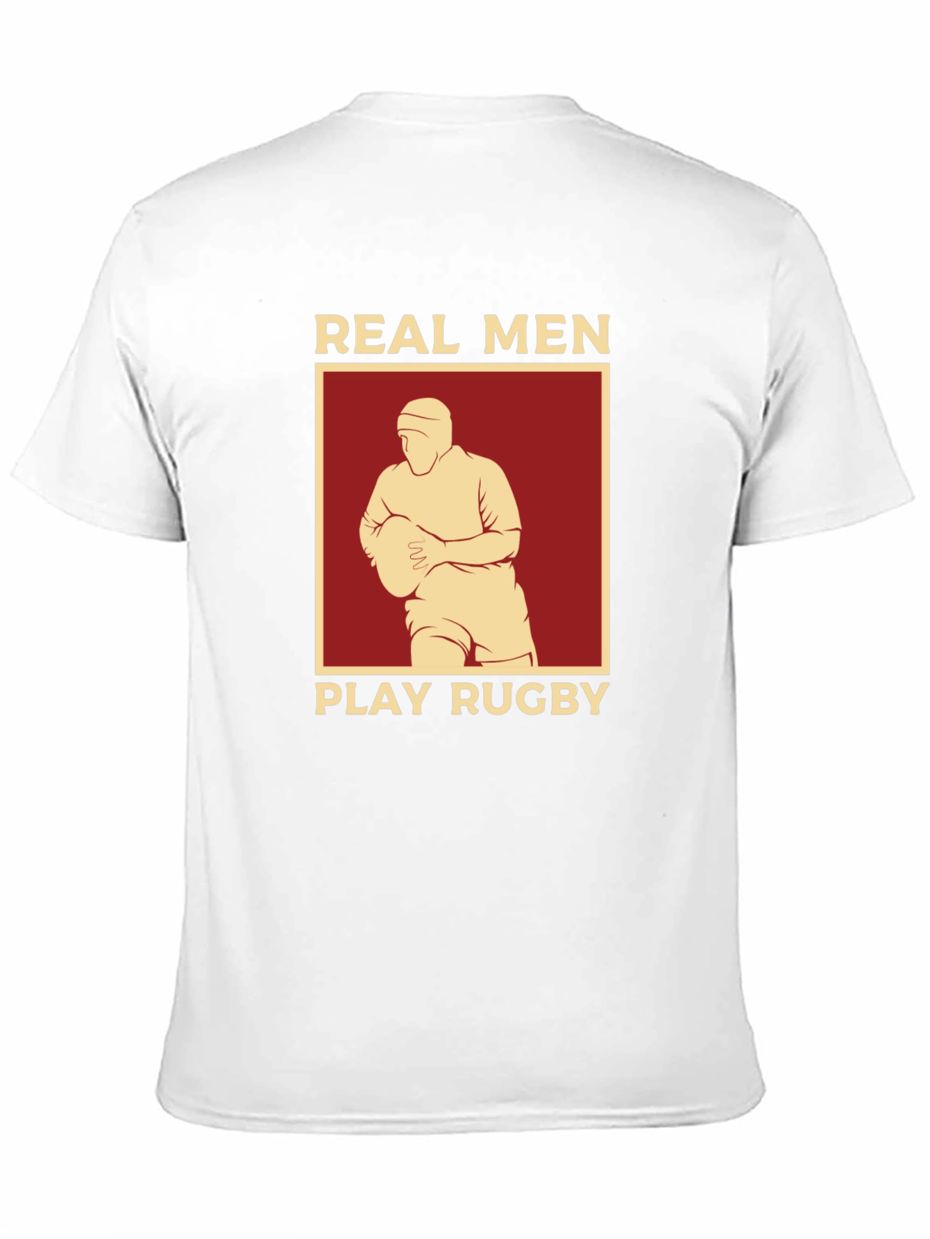 Real Men Play Rugby Graphic T-Shirt