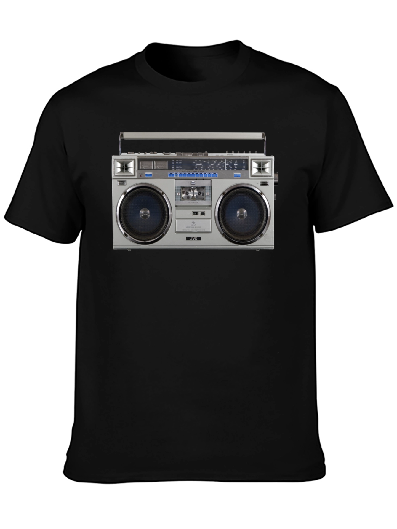 Retro Boombox Graphic Tee - Vintage Music Lovers T-Shirt