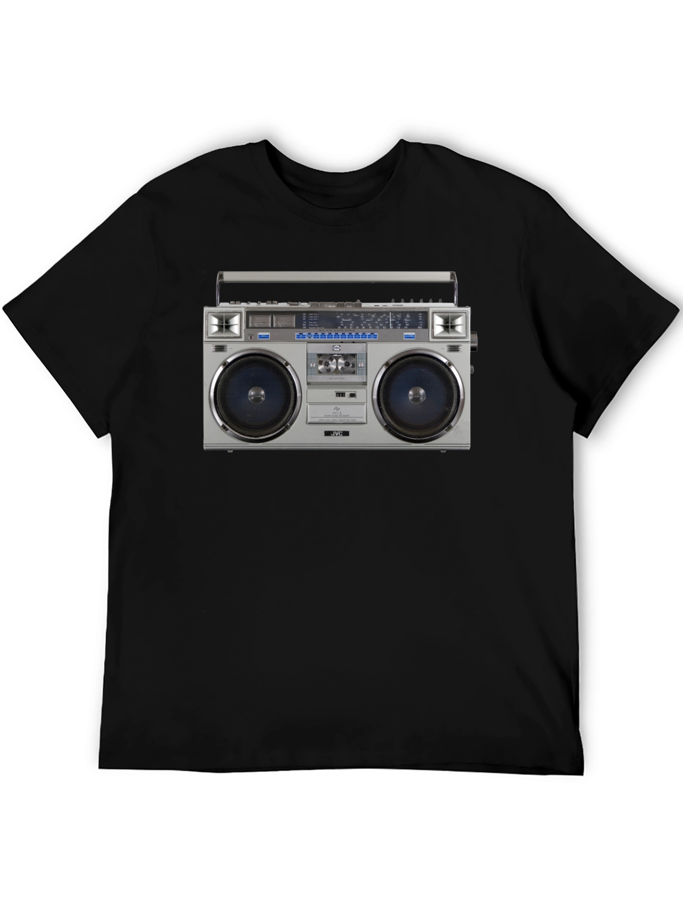 Retro Boombox Graphic Tee - Vintage Music Lovers T-Shirt