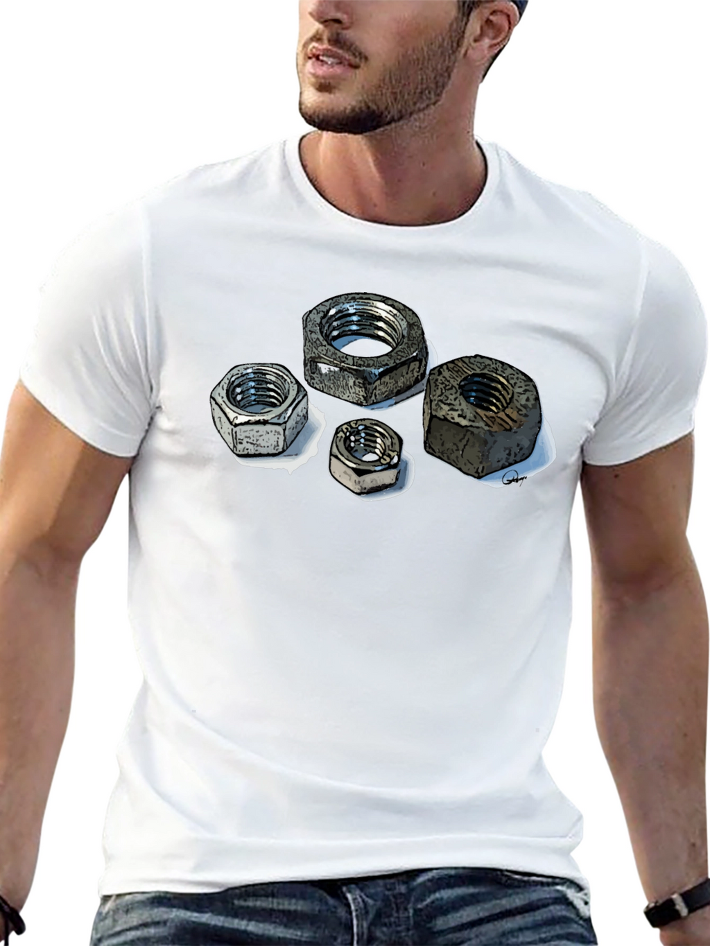Nuts About Bolts Graphic Tee