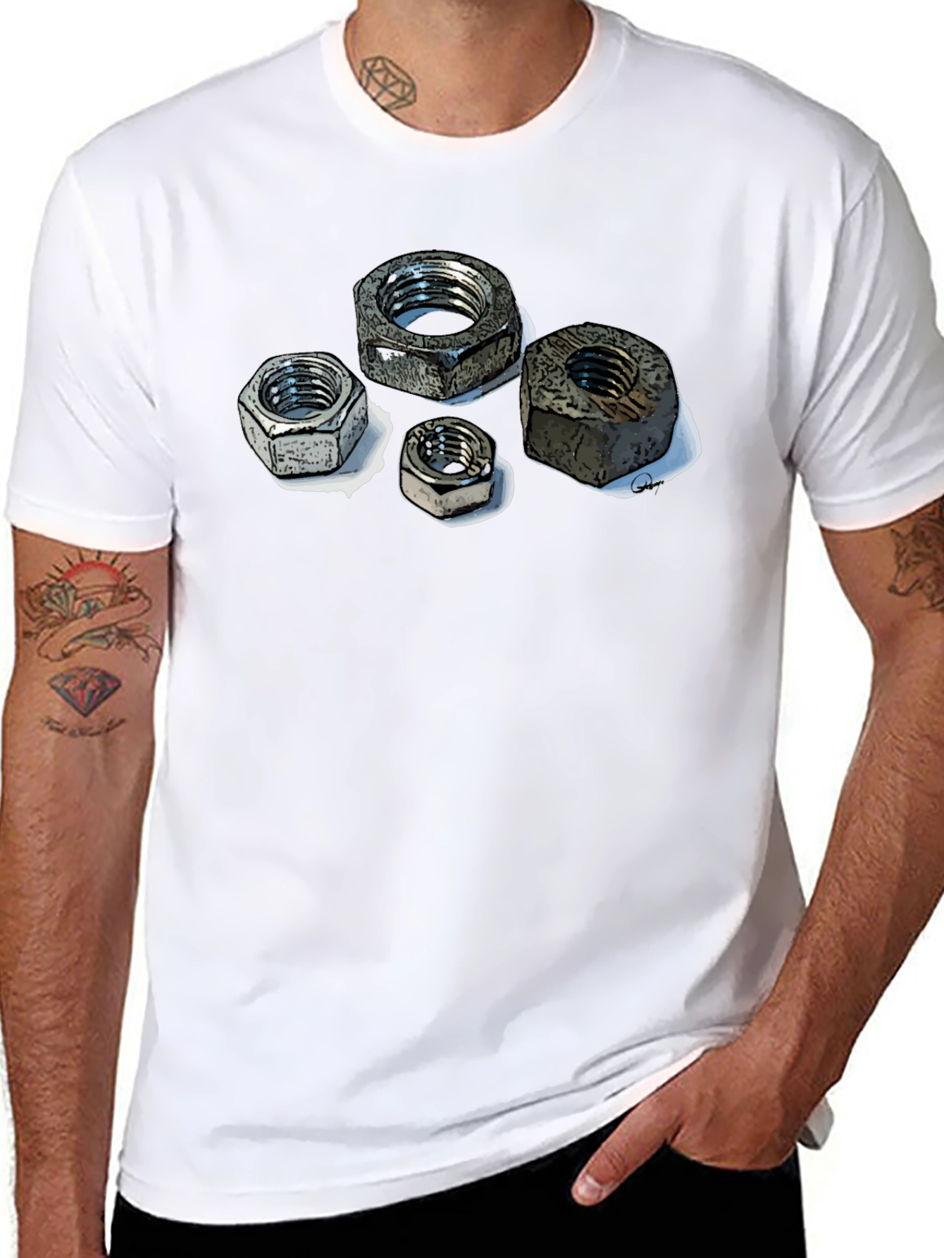 Nuts About Bolts Graphic Tee