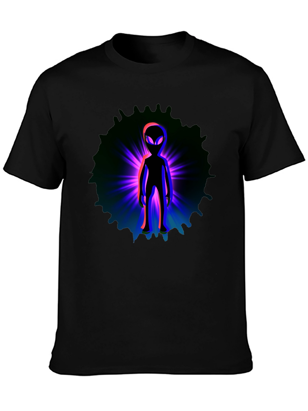 Alien Graphic T-Shirt - Black