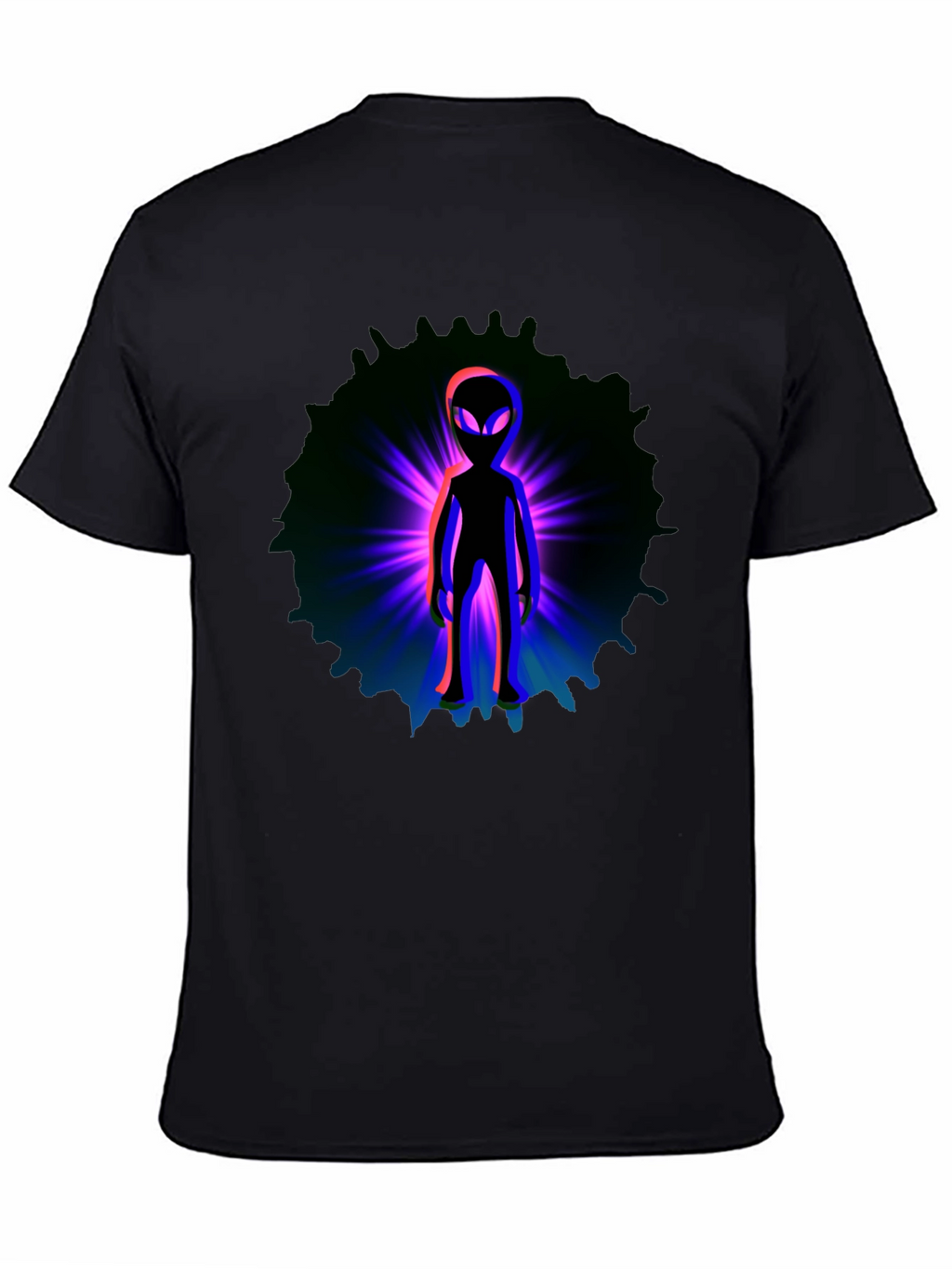 Alien Graphic T-Shirt - Black