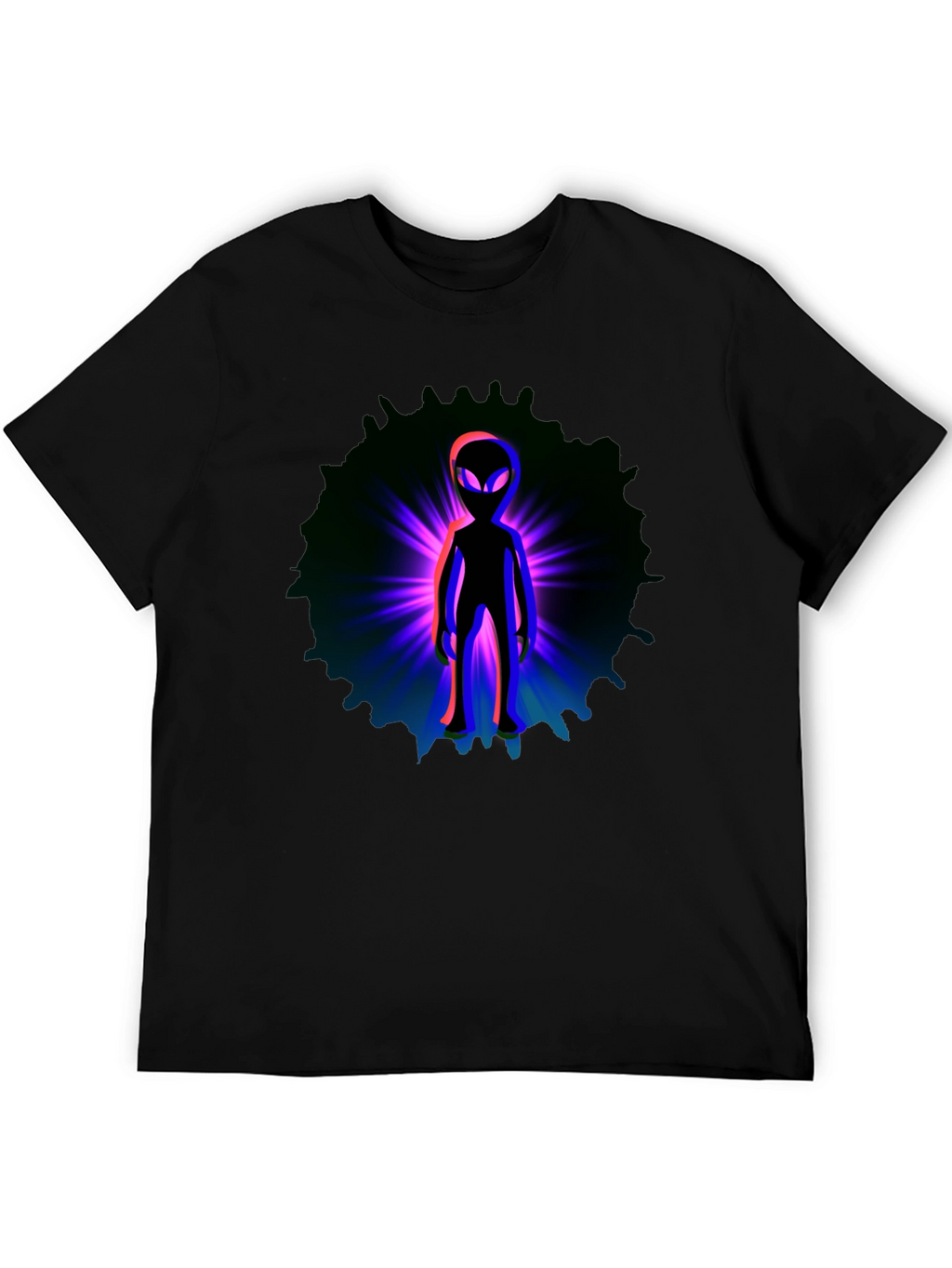 Alien Graphic T-Shirt - Black