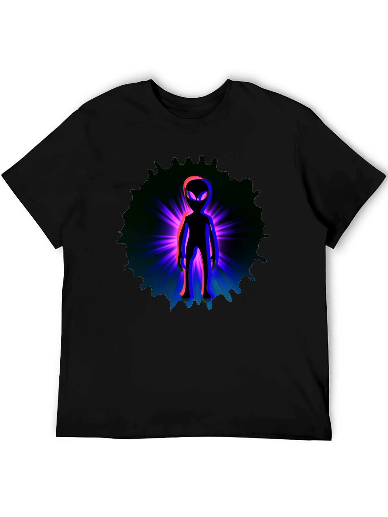 Alien Graphic T-Shirt - Black