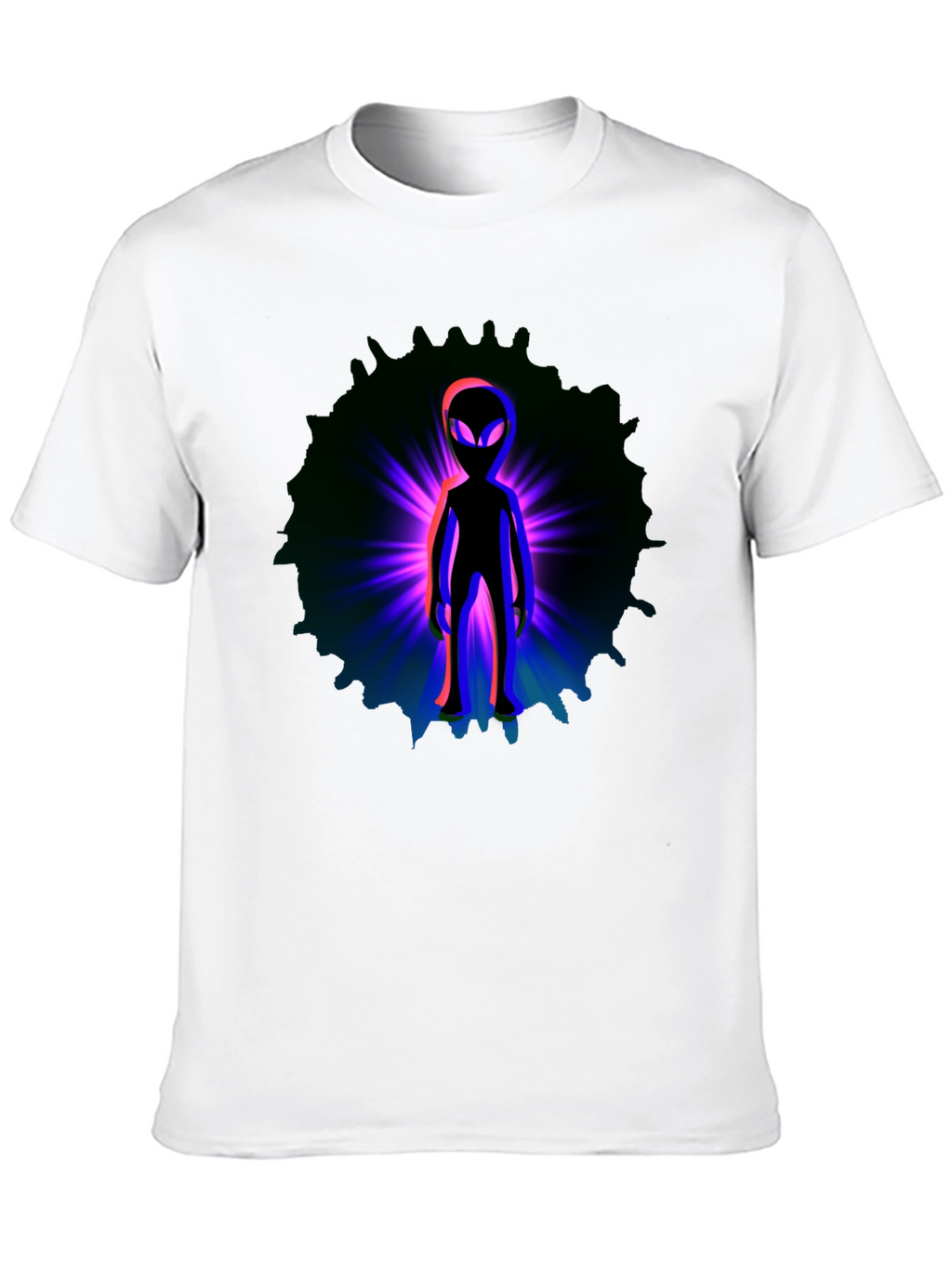 Alien Graphic T-Shirt - Black