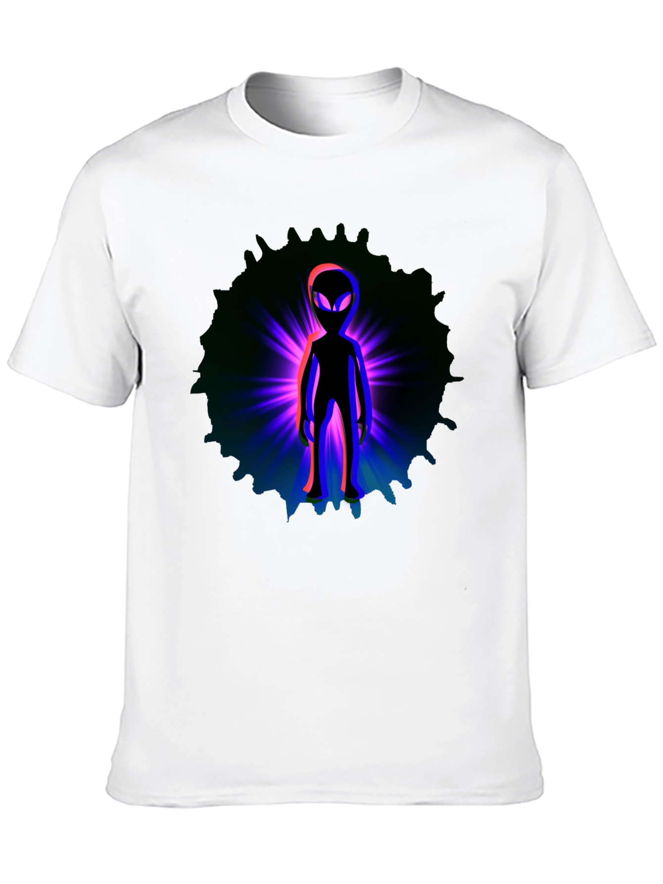 Alien Graphic T-Shirt - Black