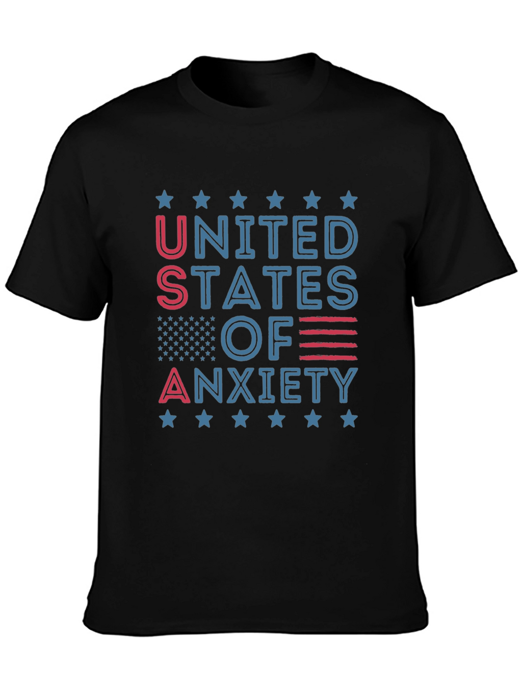 United States of Anxiety Graphic T-Shirt