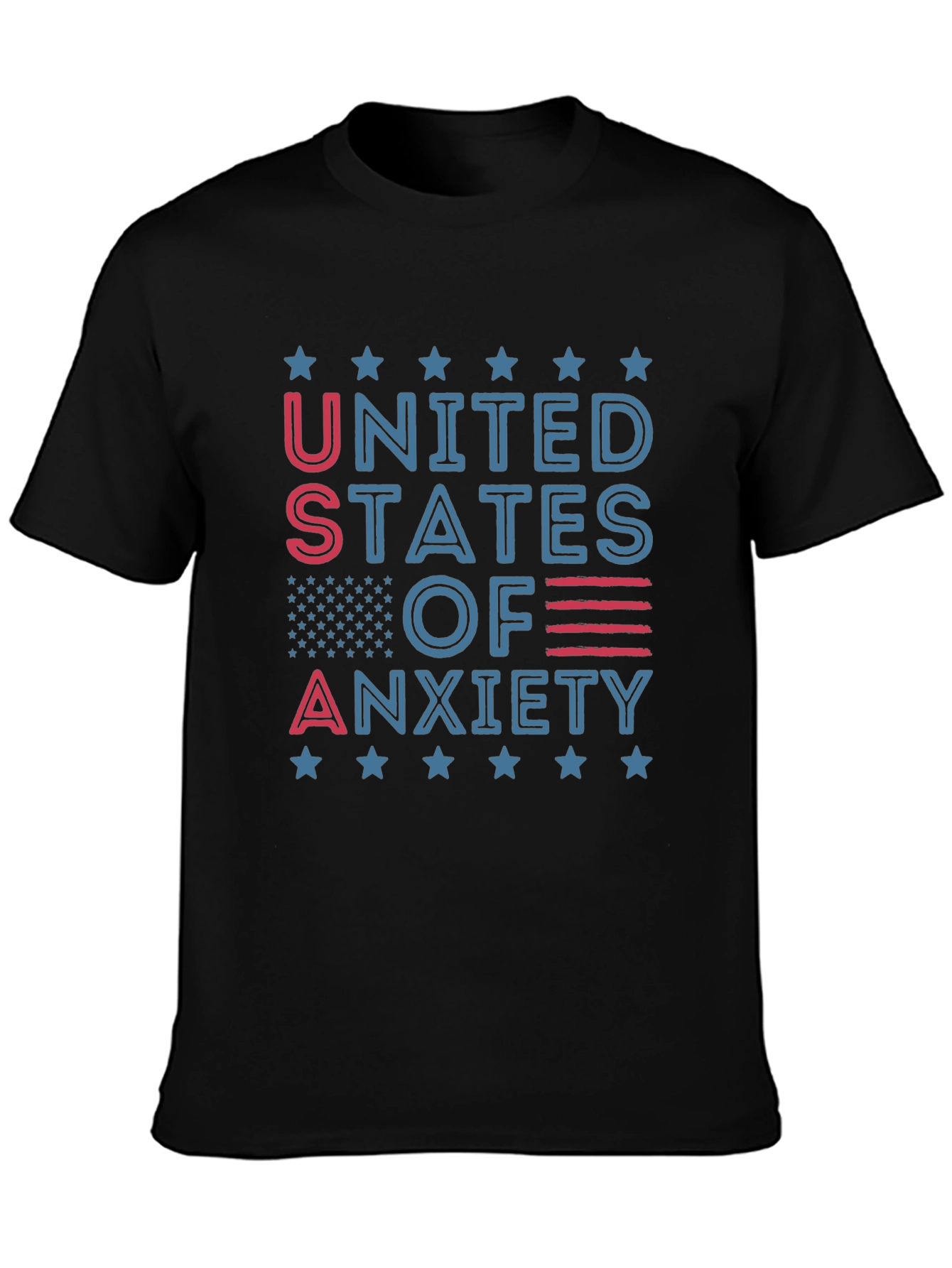 United States of Anxiety Graphic T-Shirt