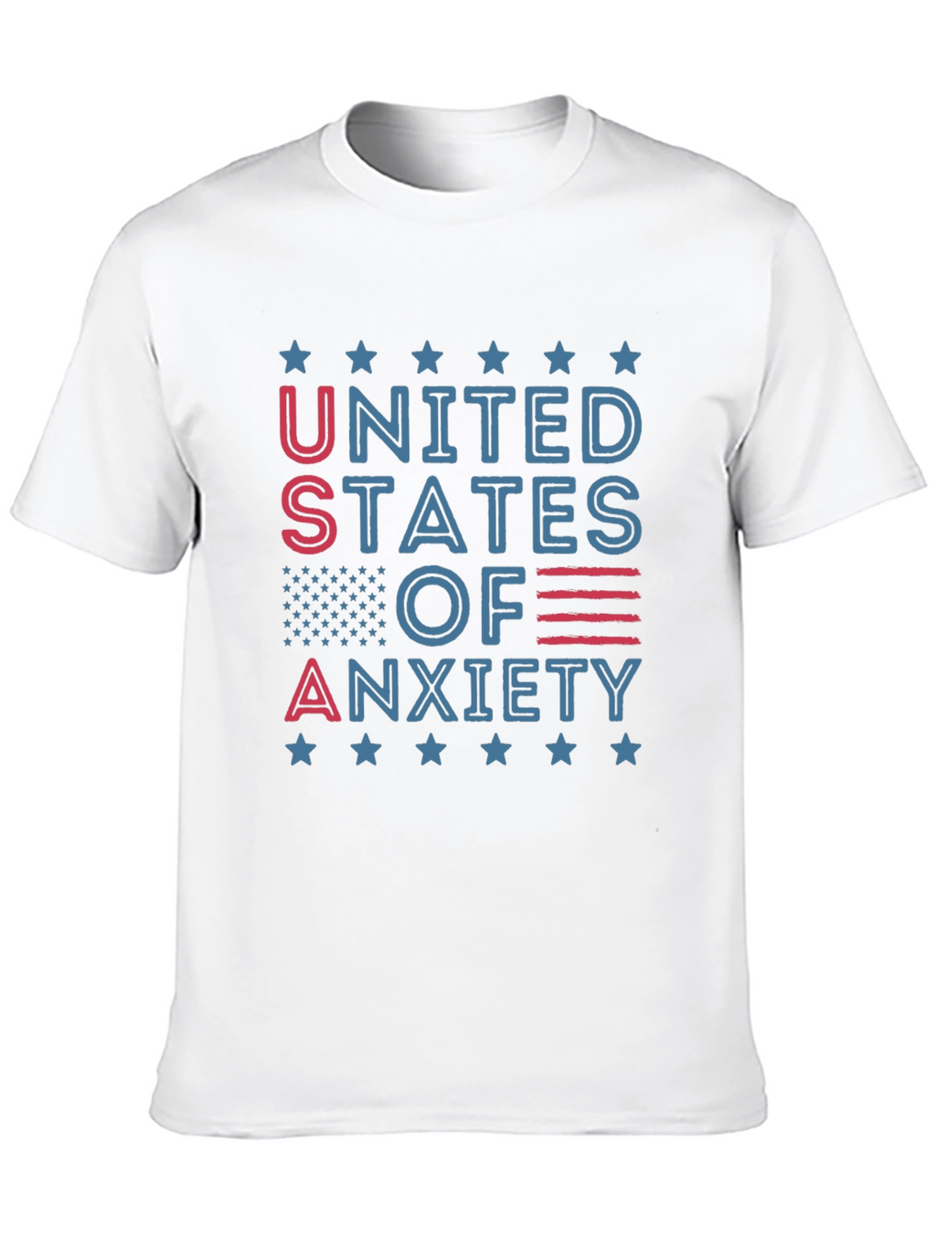 United States of Anxiety Graphic T-Shirt