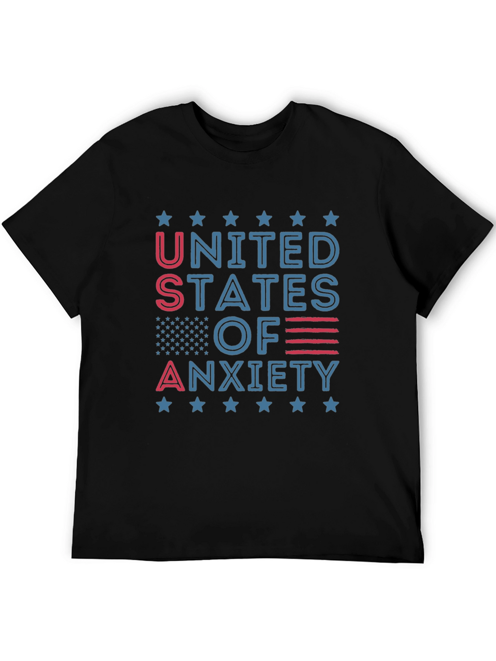 United States of Anxiety Graphic T-Shirt
