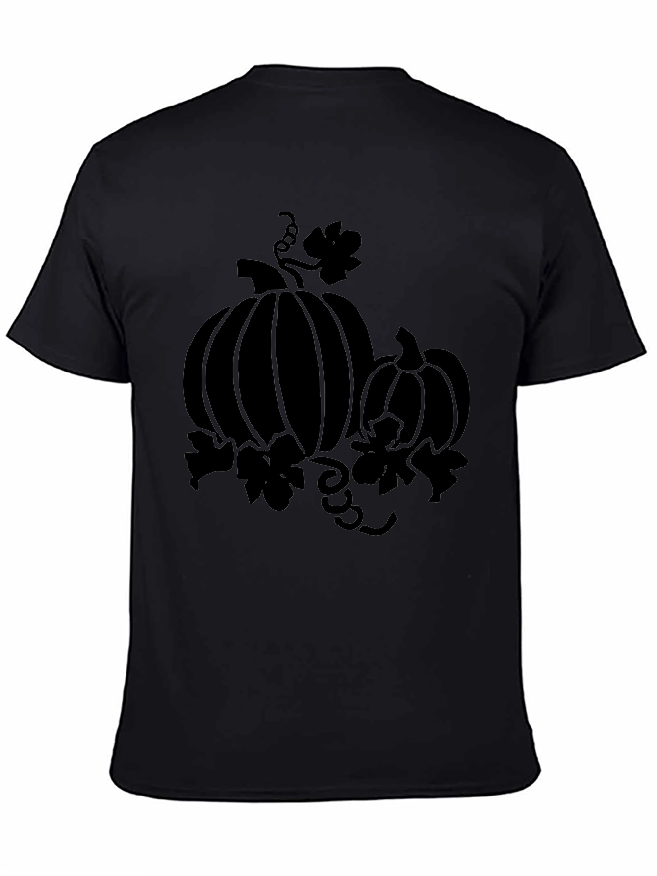 Pumpkin Patch Black Graphic Tee - Fall Vibes
