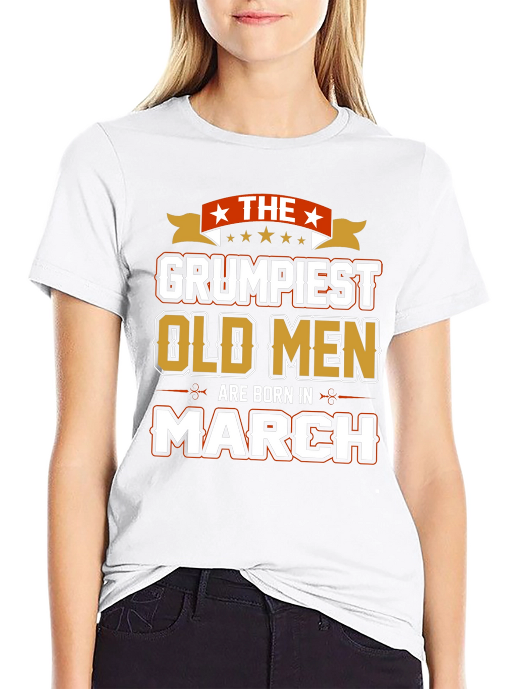 Grumpiest Old Men Born in March T-Shirt