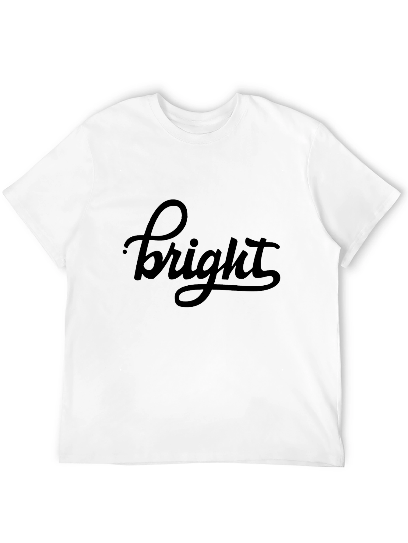 Bright Graphic Tee - Stylish Black T-Shirt