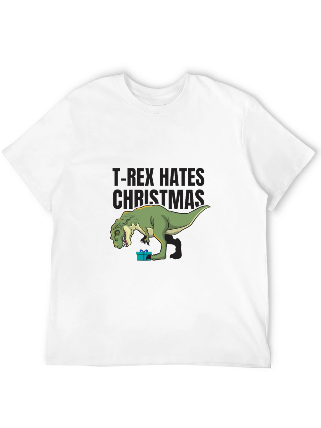 T-Rex Hates Christmas T-Shirt - Funny Dino Holiday Tee