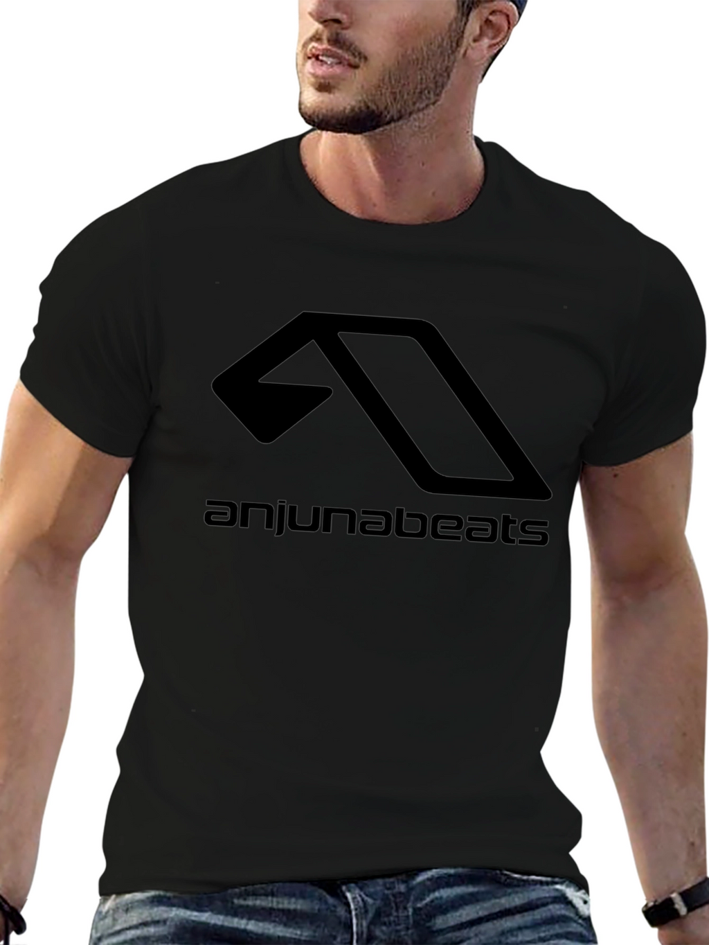 Anjunabeats Black Graphic T-Shirt