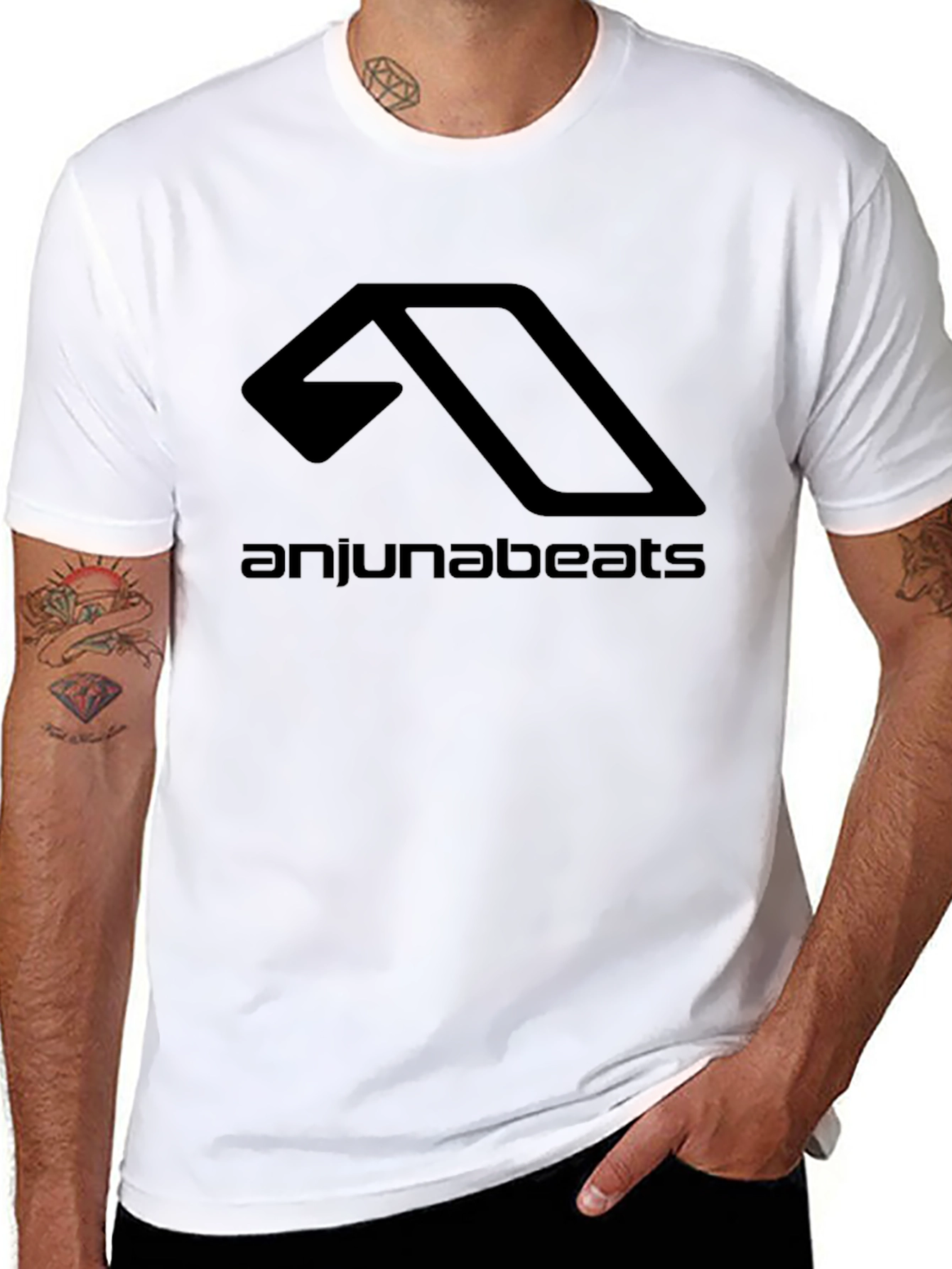 Anjunabeats Black Graphic T-Shirt